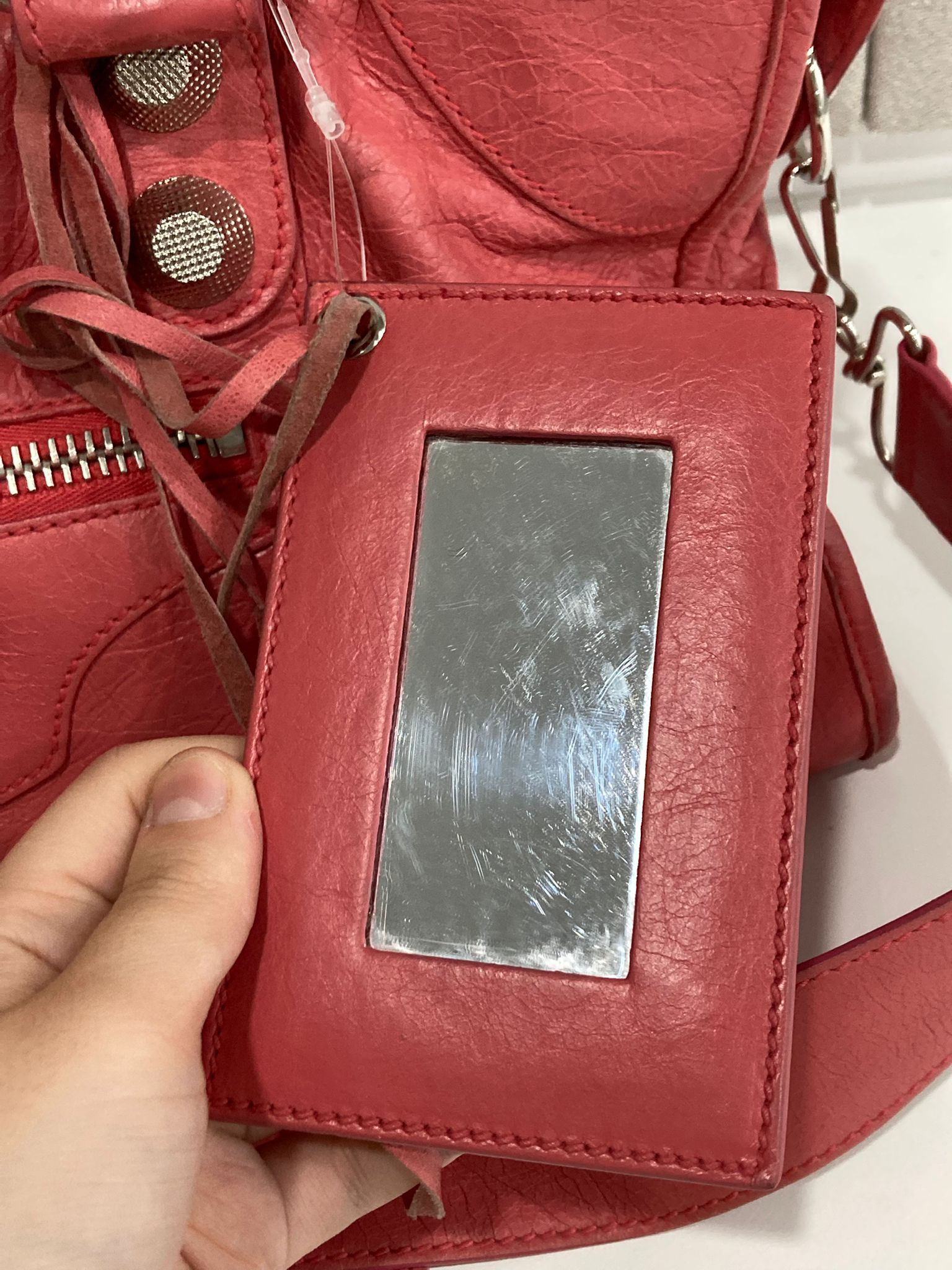 Balenciaga city rosa grande bandolera