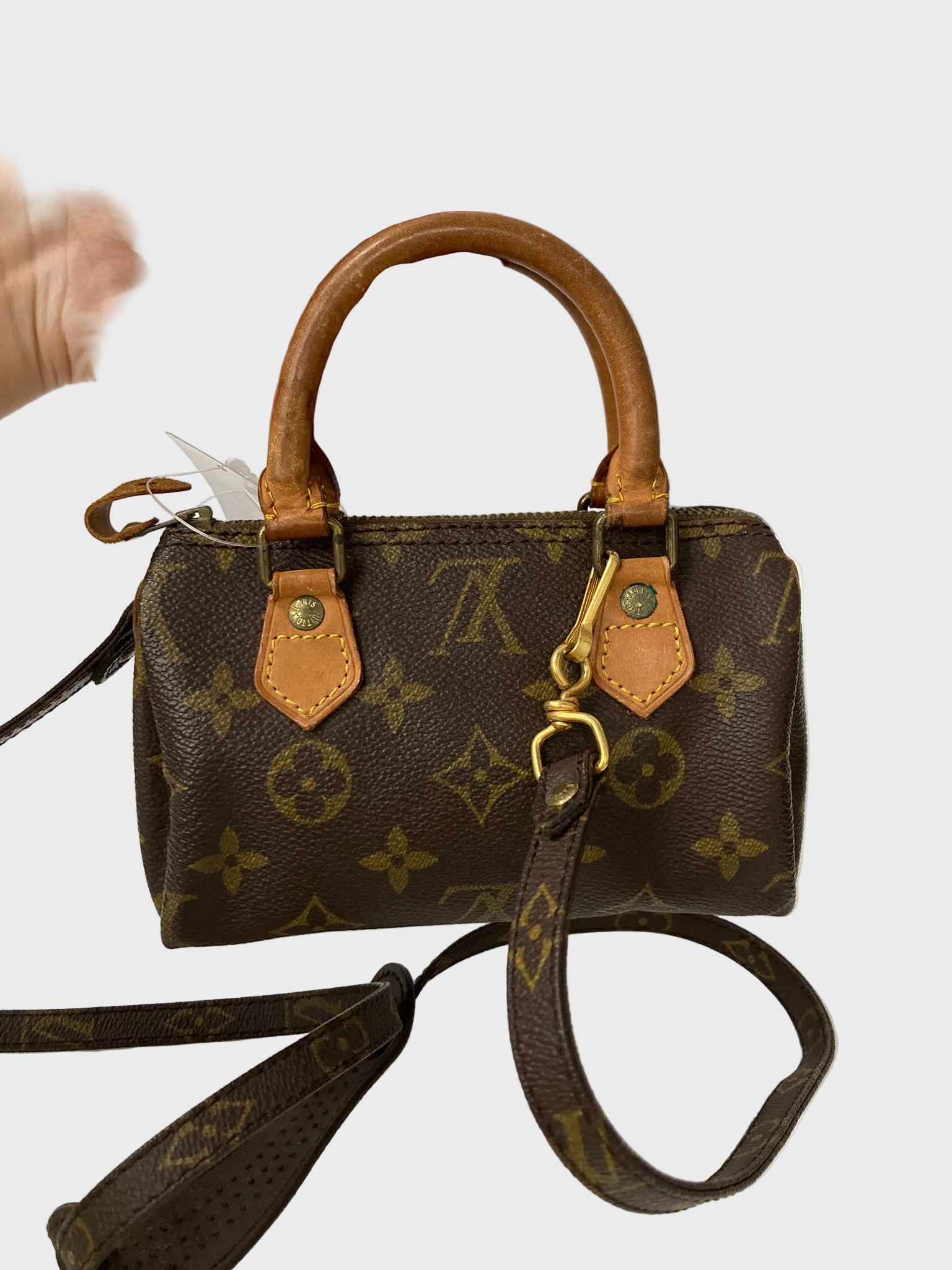 Louis Vuitton MINI Speedy con bandolera original