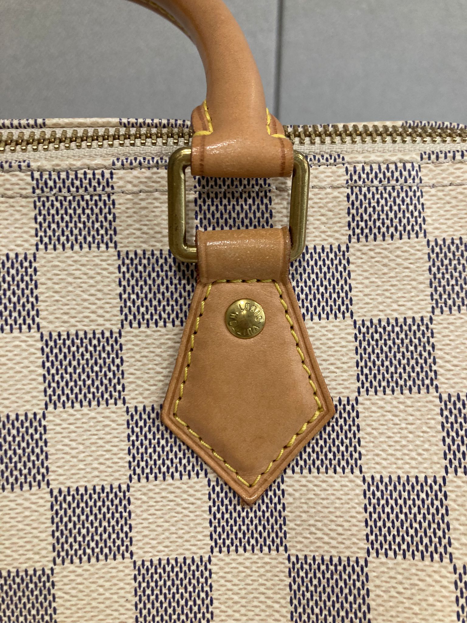Louis Vuitton Speedy 25 Damier Azur con bandolera extra