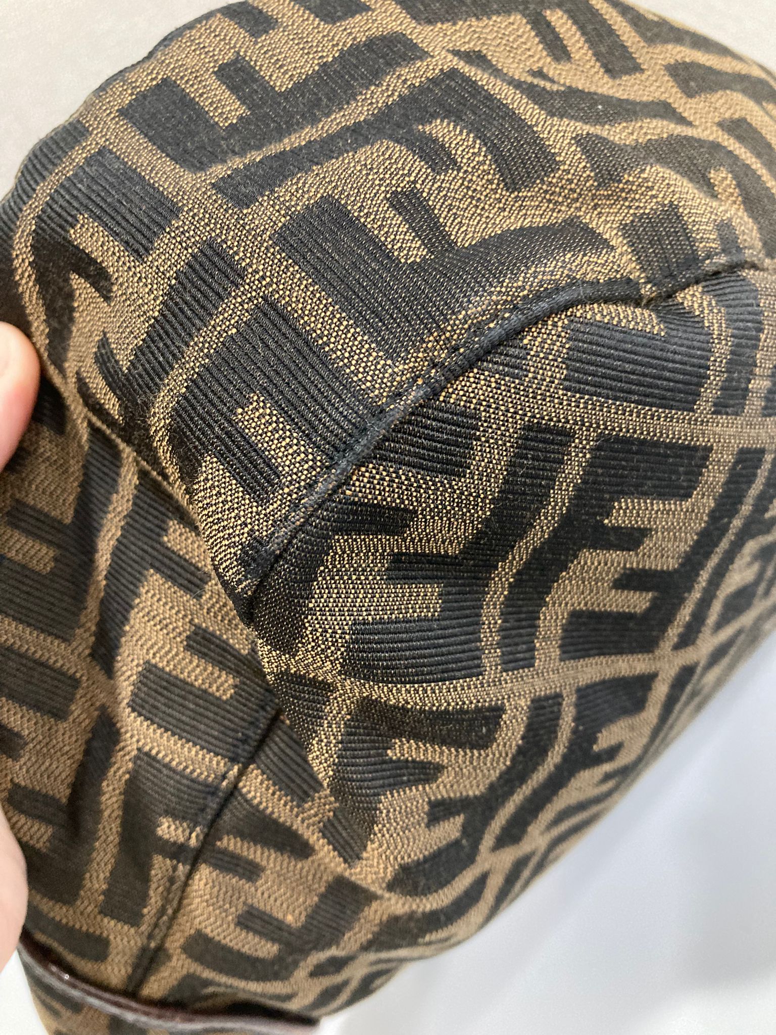 Fendi Zucca Hobo Shoulder Bag