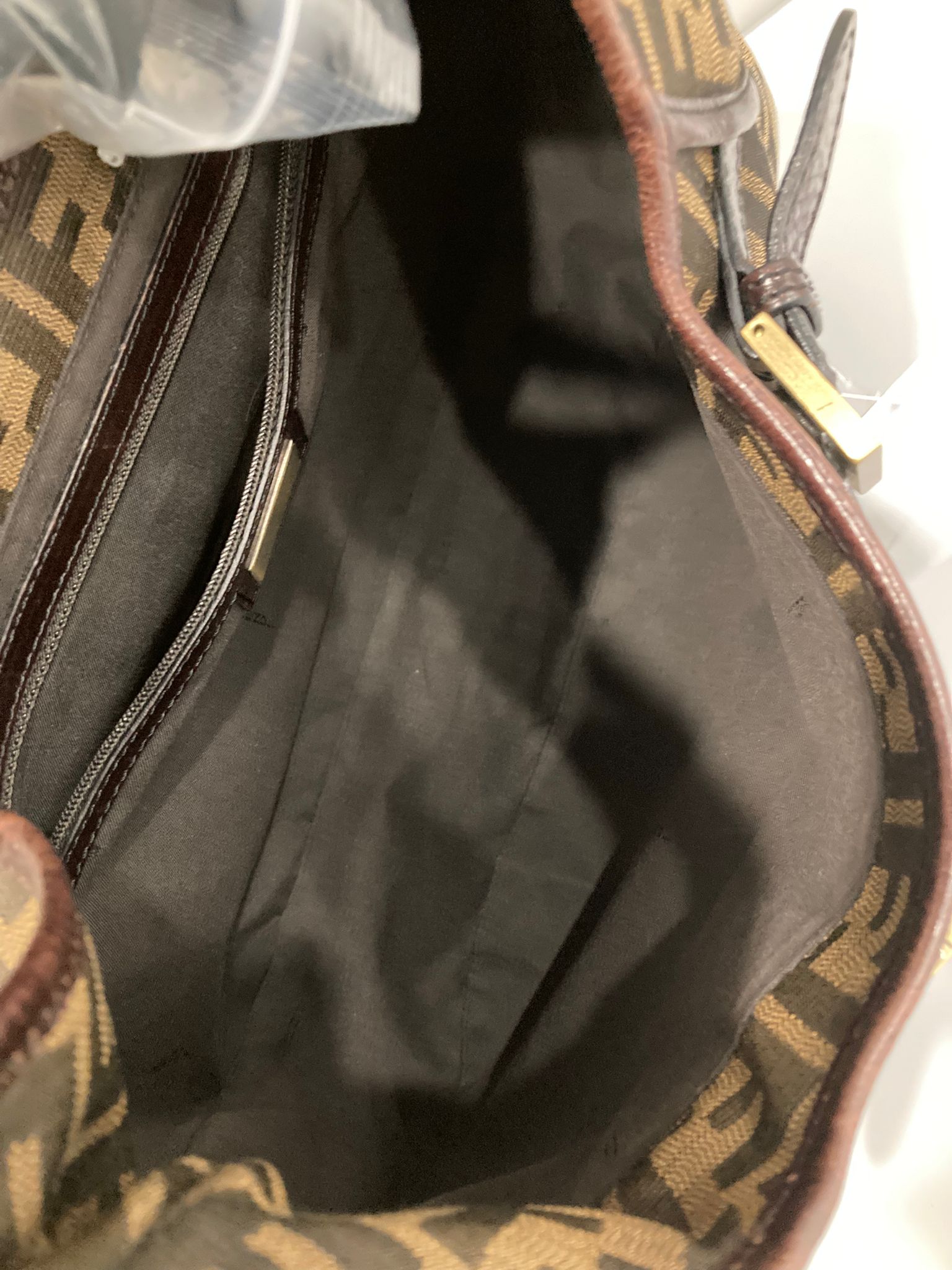 Fendi Zucca Hobo Shoulder Bag