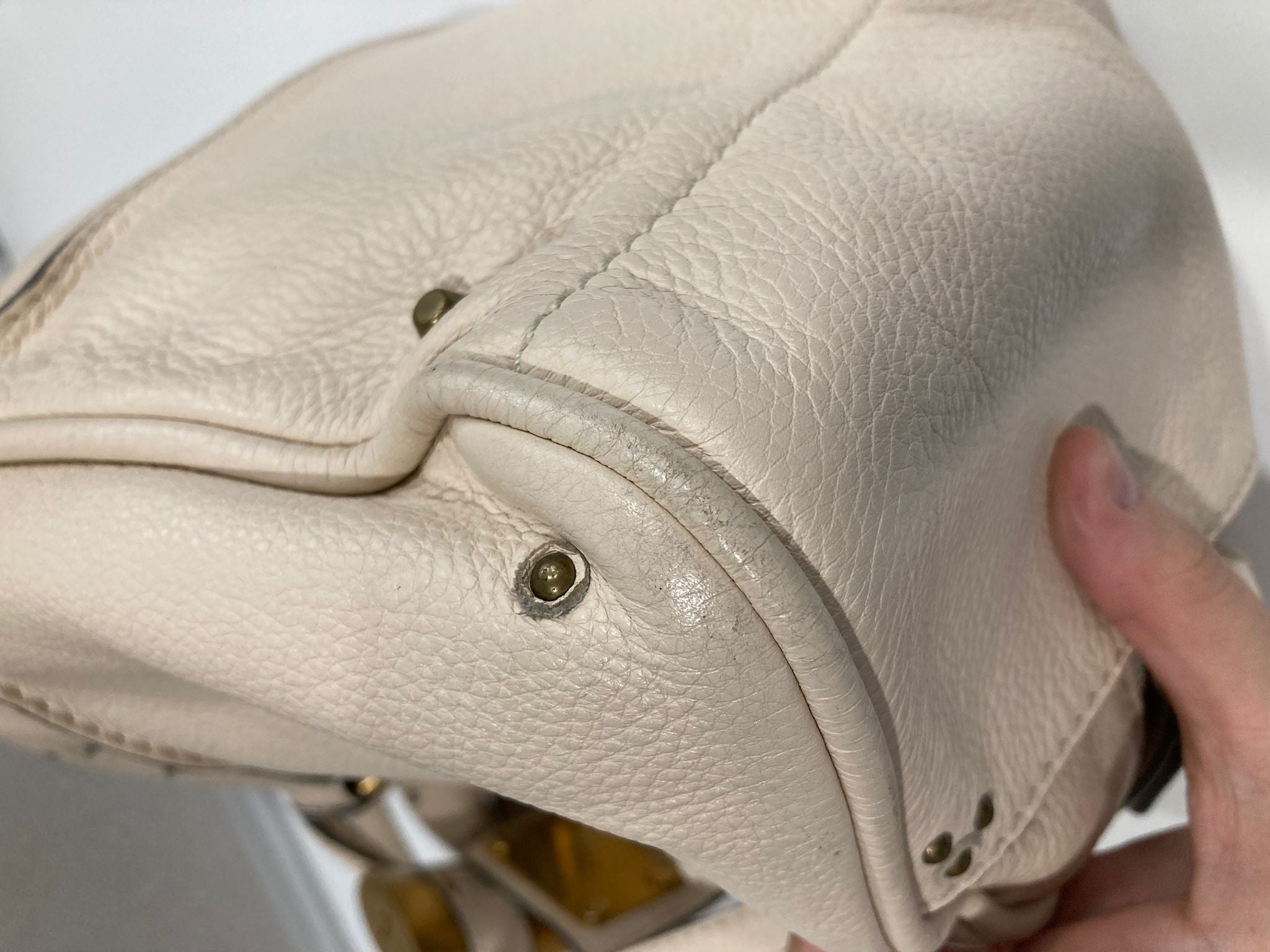 Chloé Paddington Small Piel Ivory Candado Icono y Bandolera