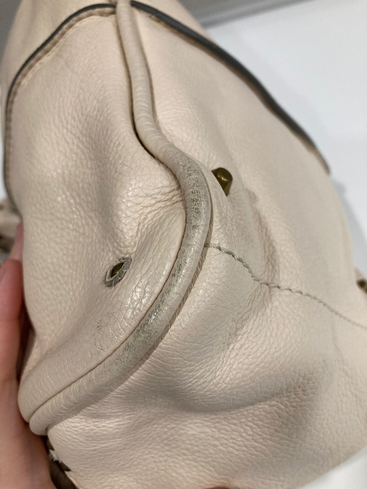 Chloé Paddington Small Piel Ivory Candado Icono y Bandolera