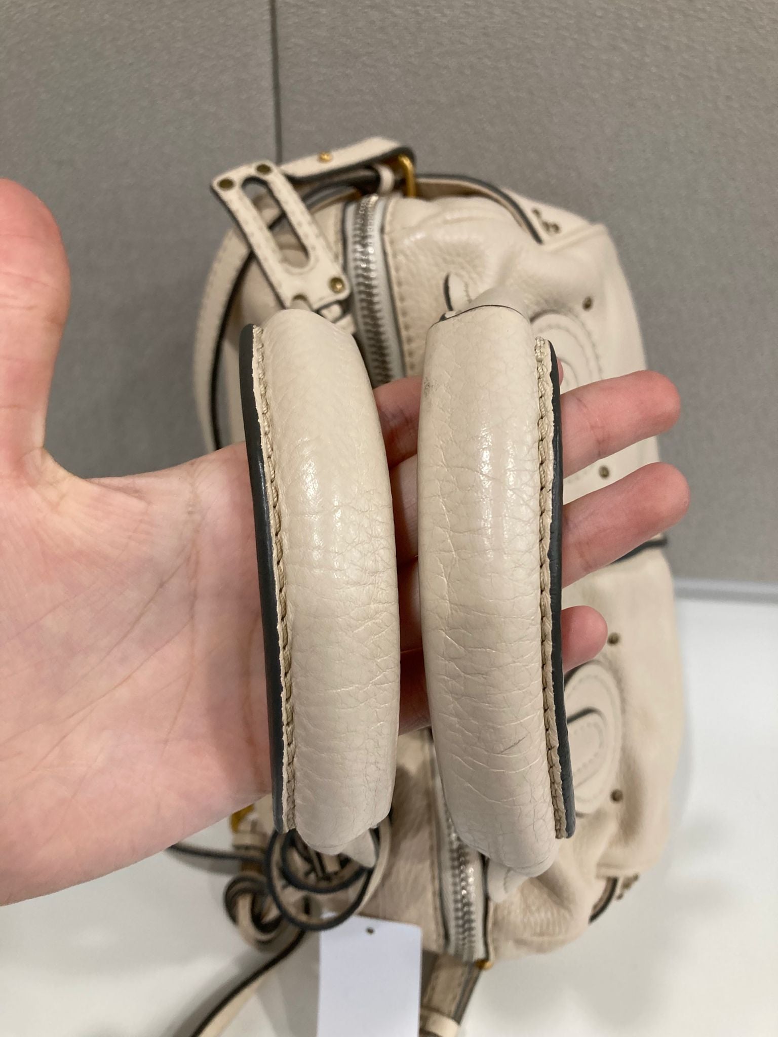 Chloé Paddington Small Piel Ivory Candado Icono y Bandolera