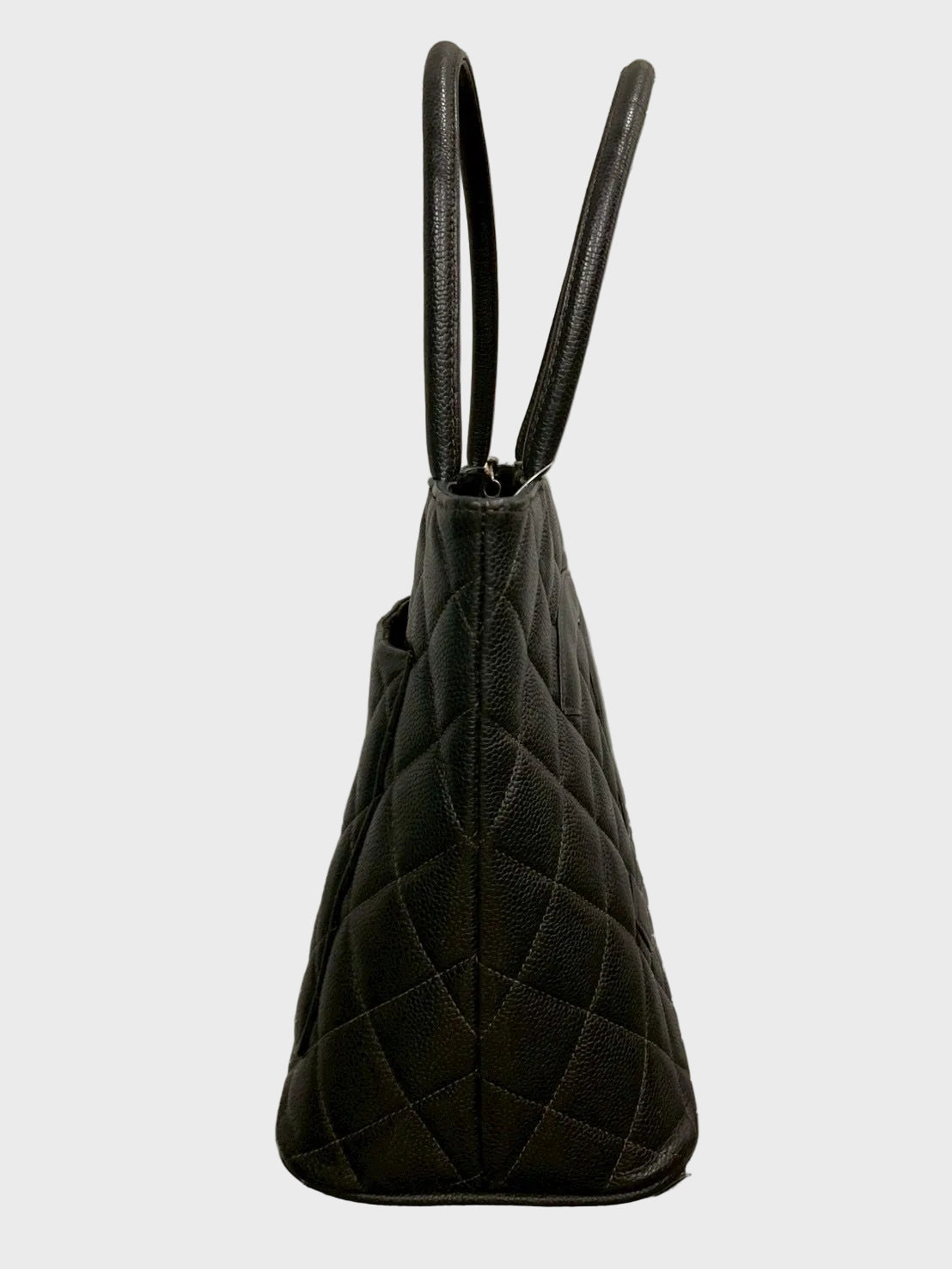 Chanel Medallion Tote Negro Caviar vintage serie 5