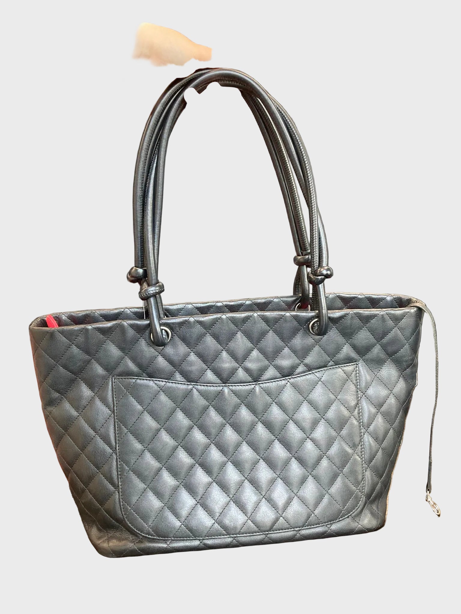Chanel Cambon Ligne Tote Large Negro