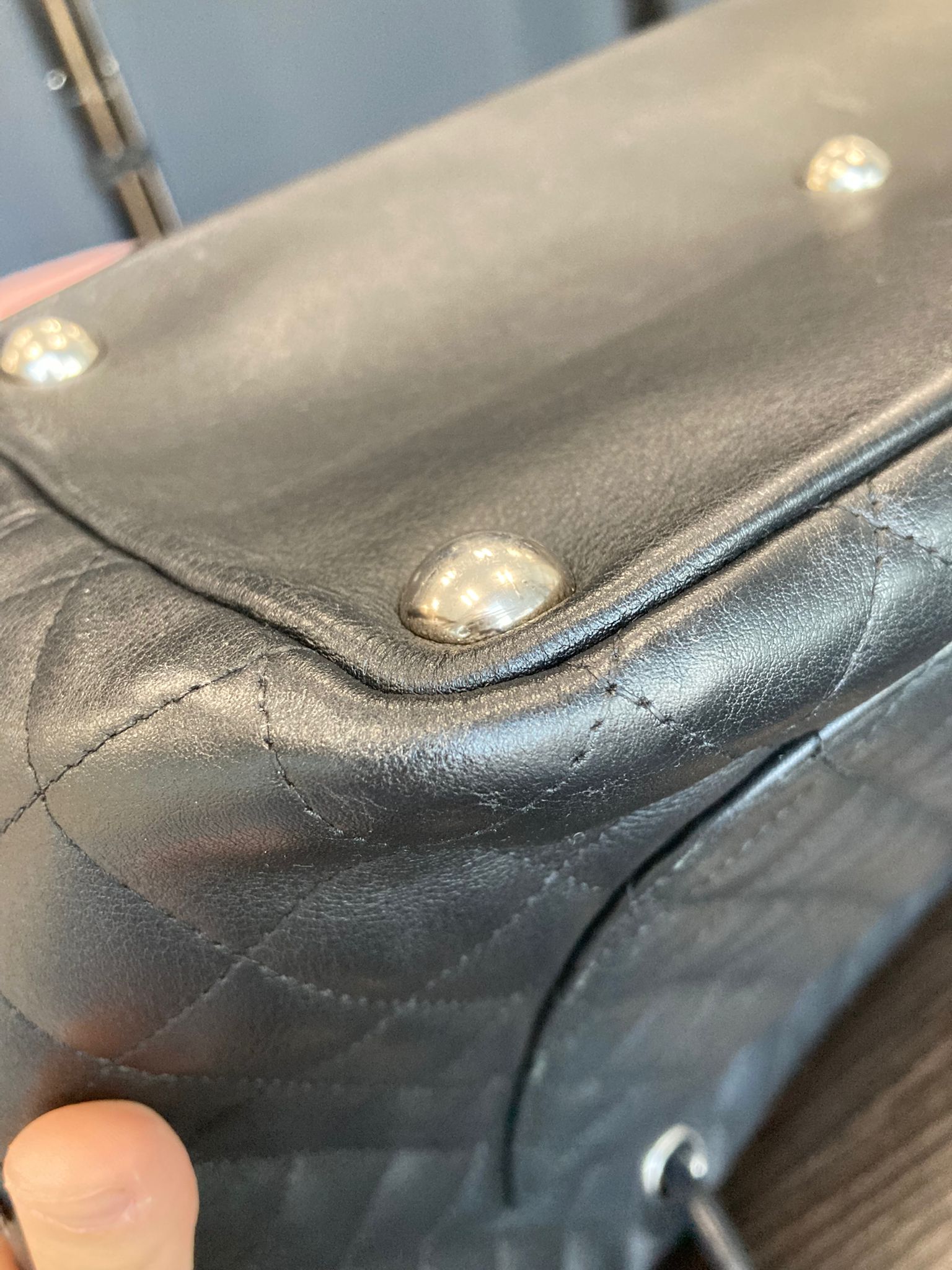 Chanel Cambon Ligne Tote Large Negro