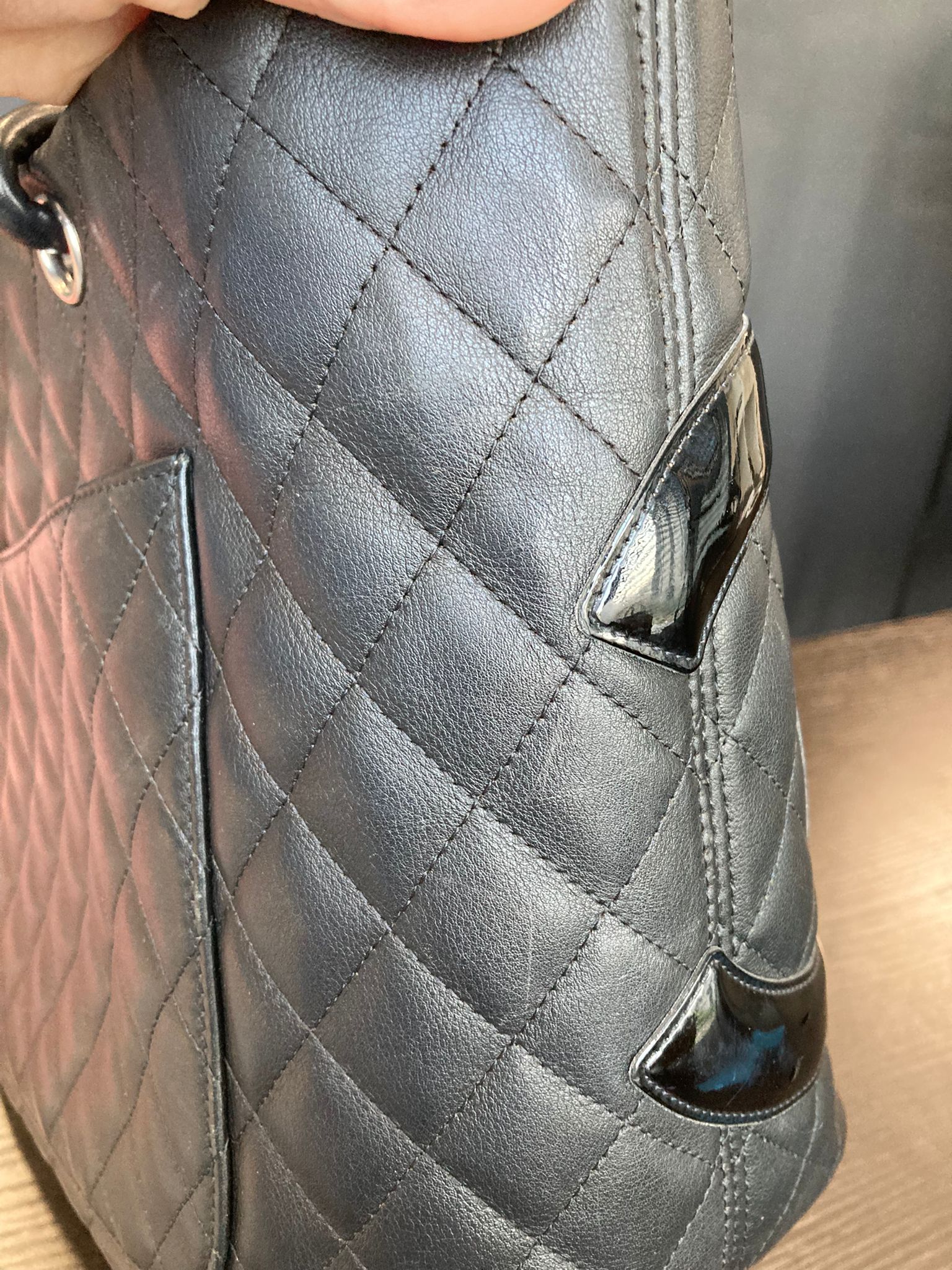 Chanel Cambon Ligne Tote Large Negro