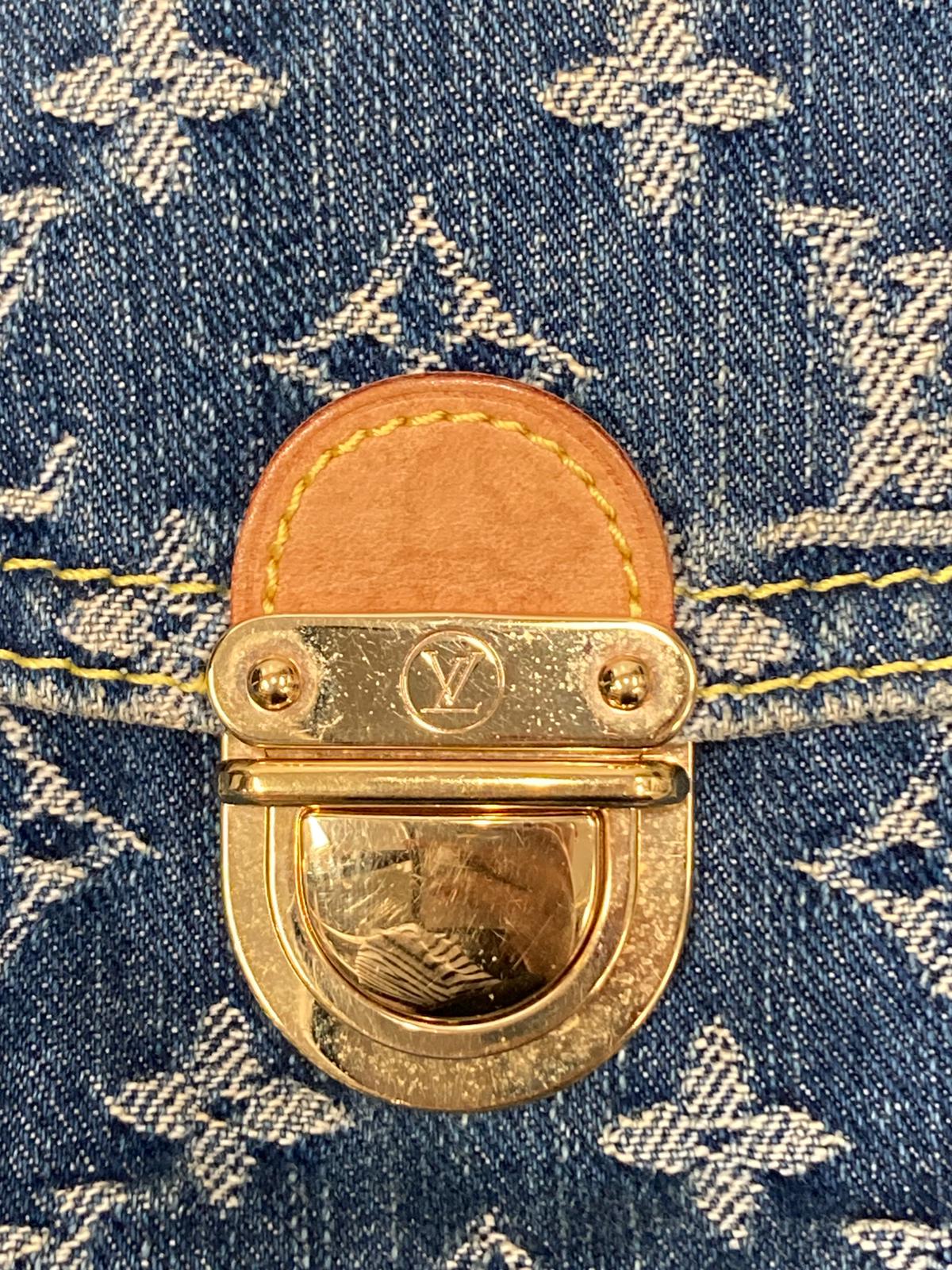 Louis Vuitton Monogram Denim Pleaty Azul Pretty Blue – Edición Limitada Vintage