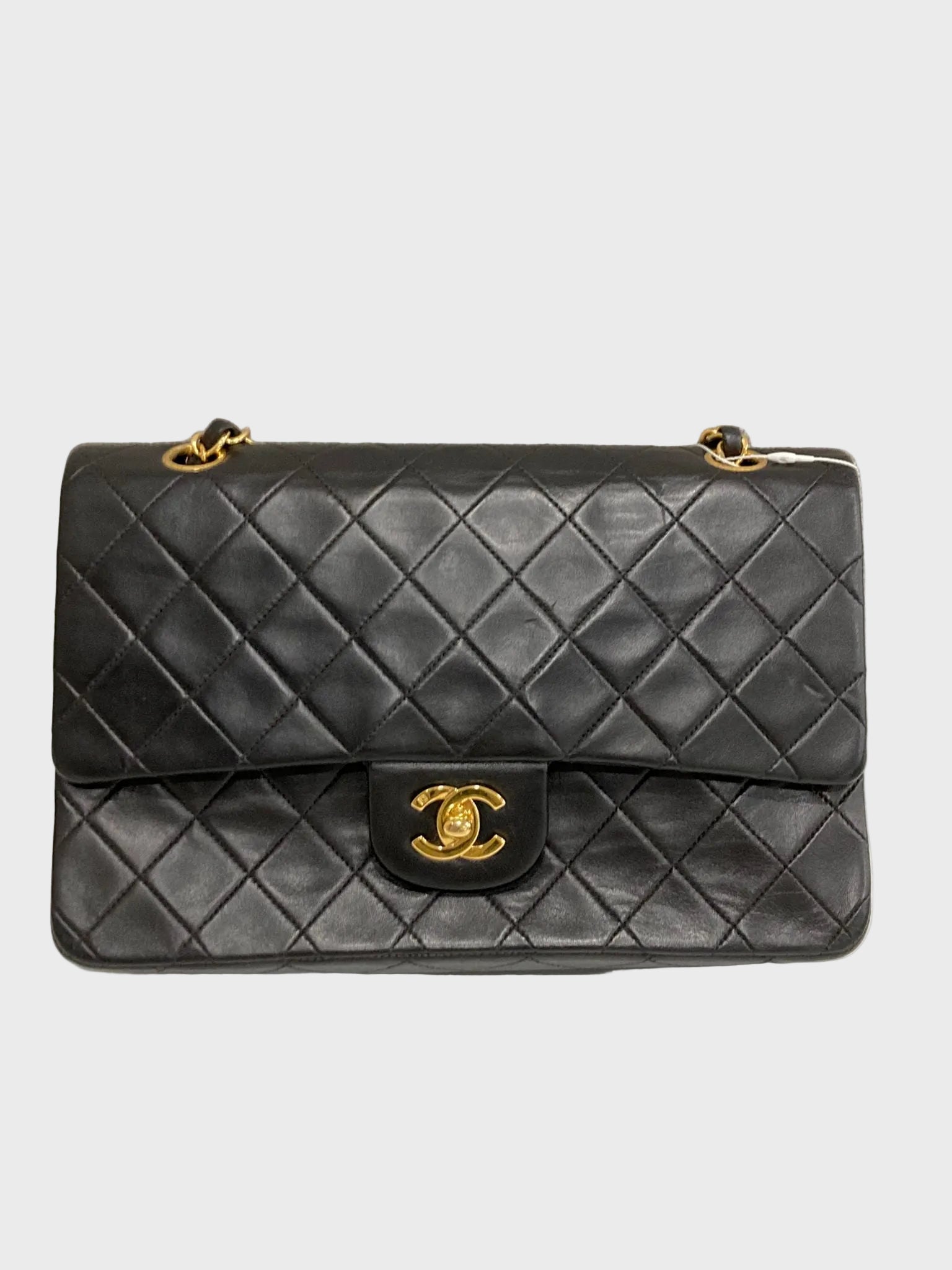 Chanel timeless 25 doble solapa negro