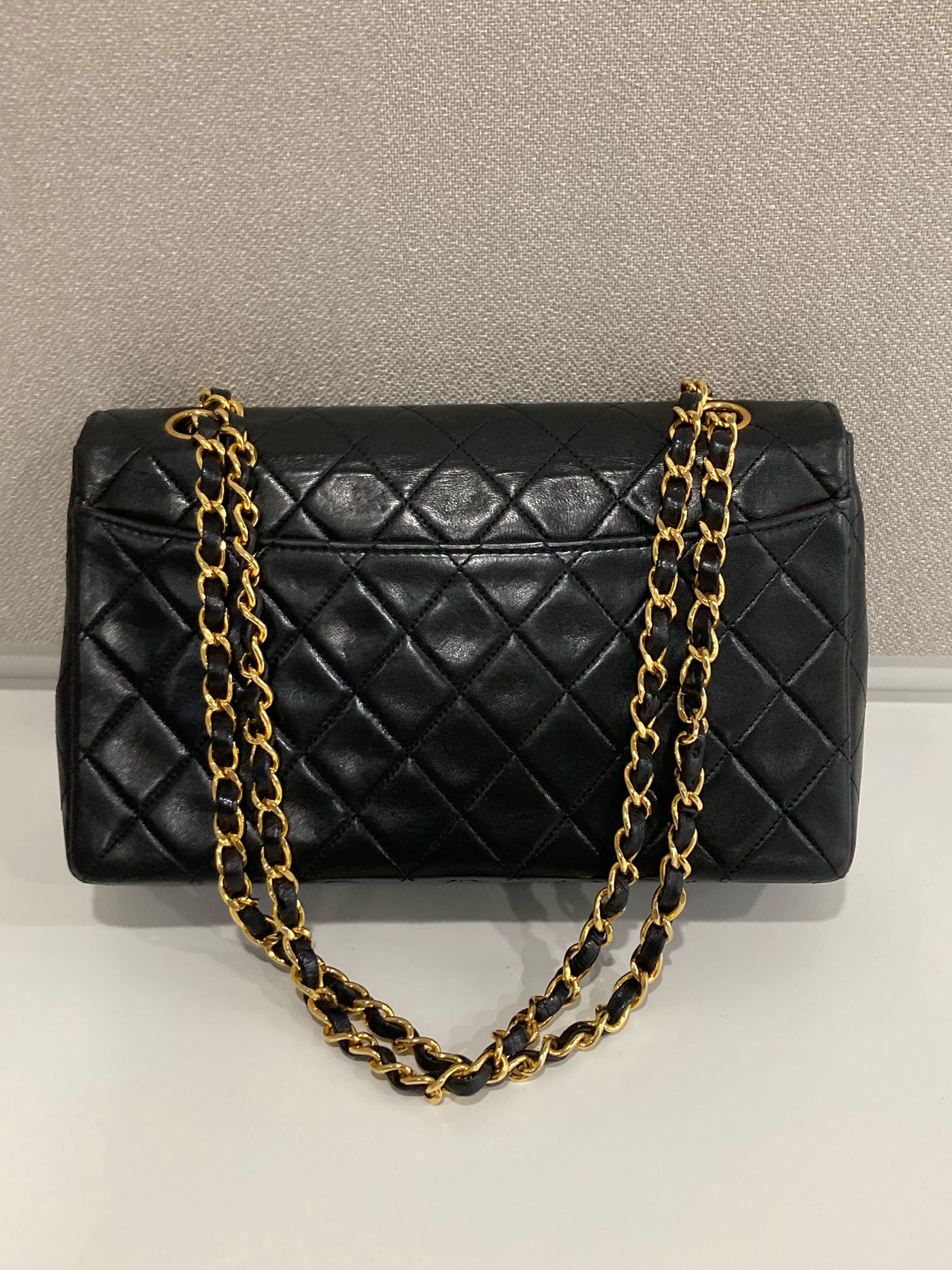 Chanel timeless 25 doble solapa negro