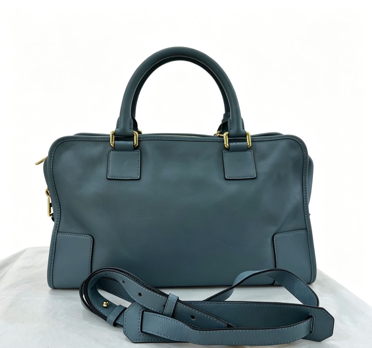 Loewe Amazona 36 Azul Piel bandolera