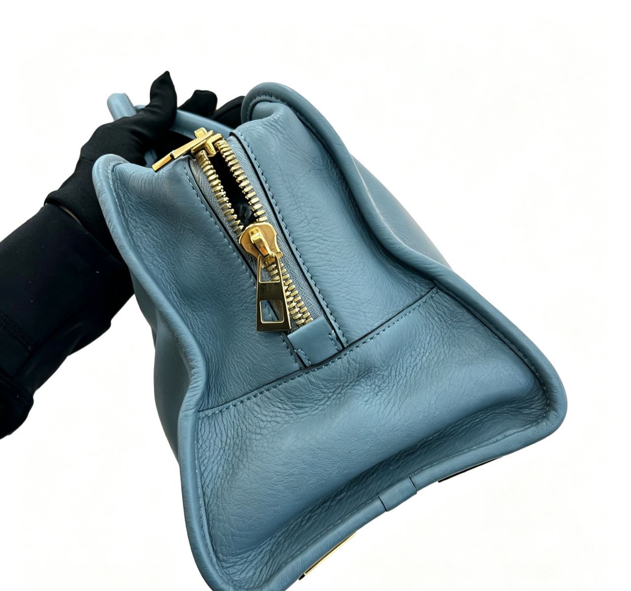 Loewe Amazona 36 Azul Piel bandolera