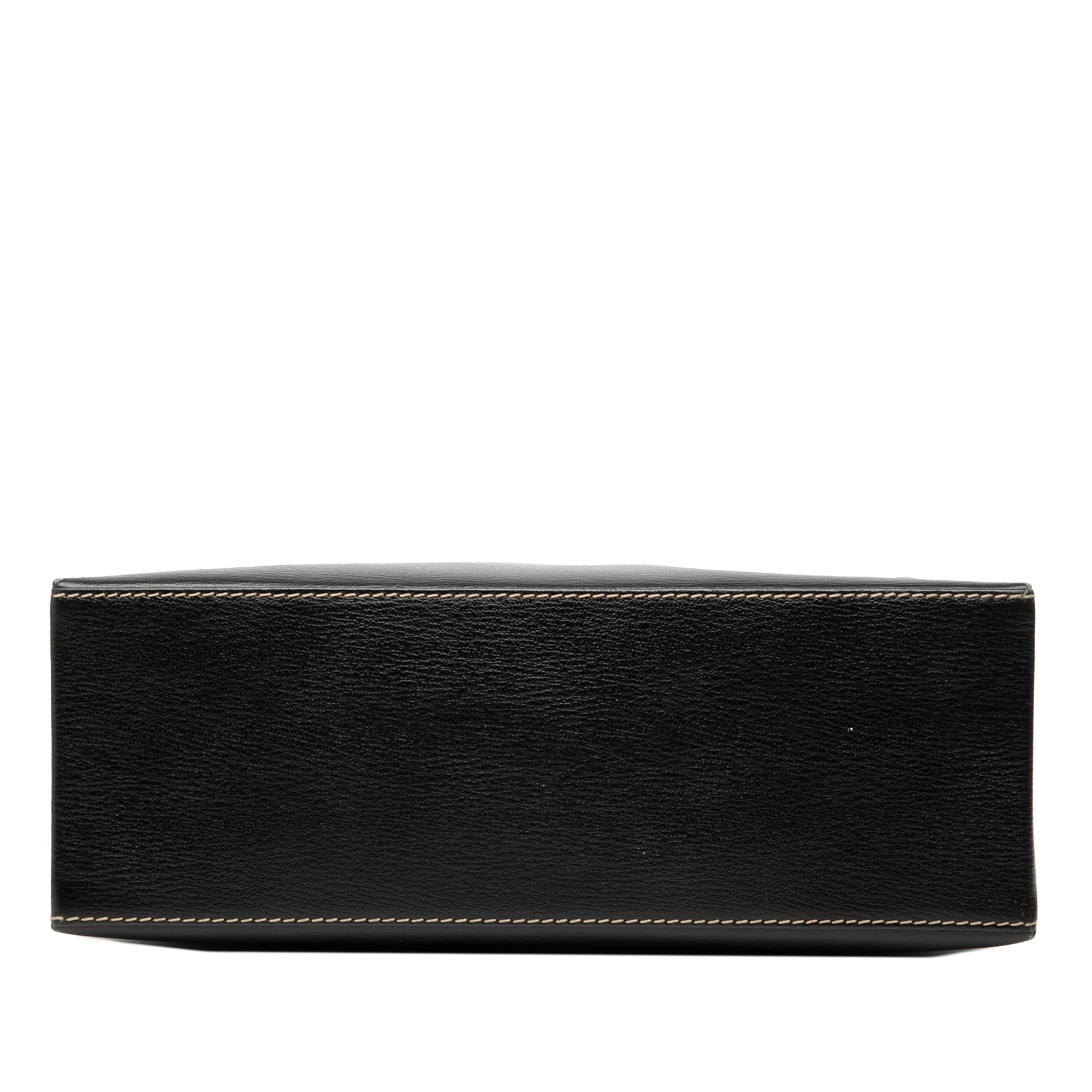 Loewe Velázquez Twist Satchel Piel Negra