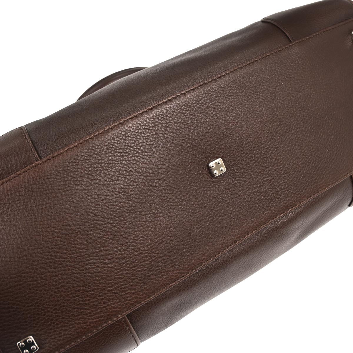 Loewe Amazona 36 Piel Marrón y herajes plata