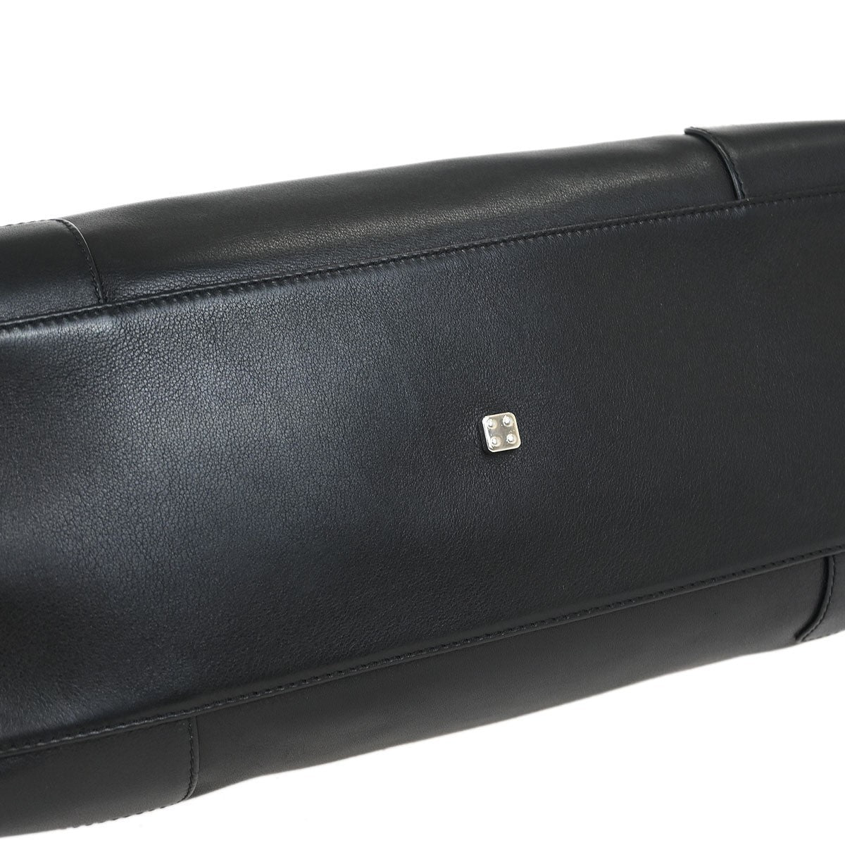 Loewe Amazona 36 Piel Negra Herrajes Plata