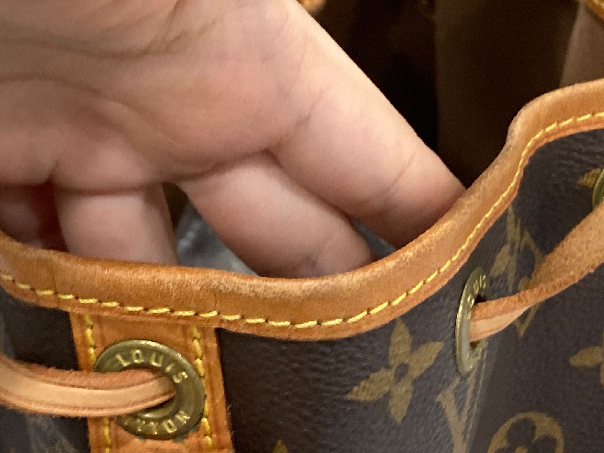 Louis Vuitton Petit Noé canvas monogram