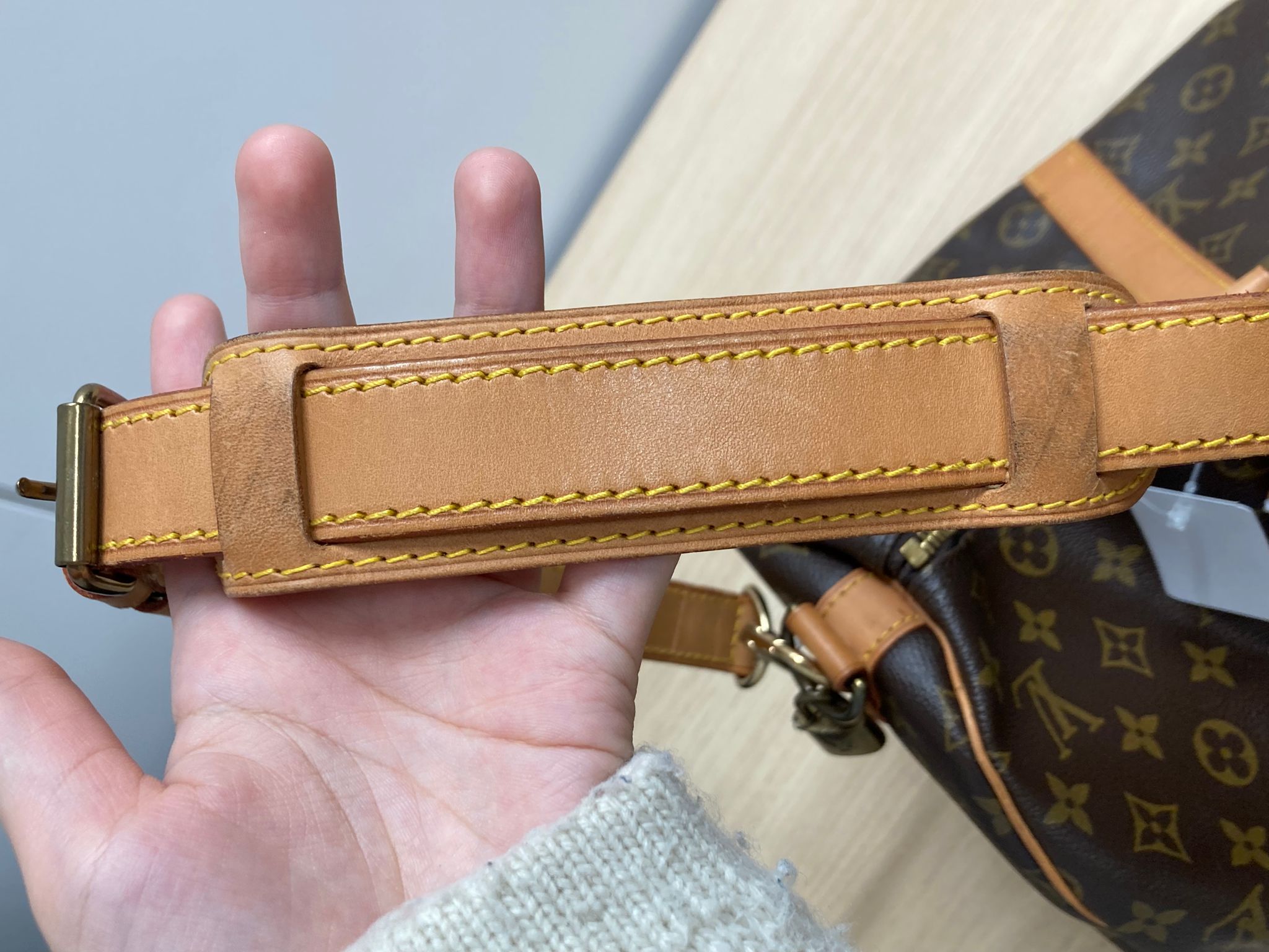 Louis Vuitton keepall 45 canvas monogram bandolera