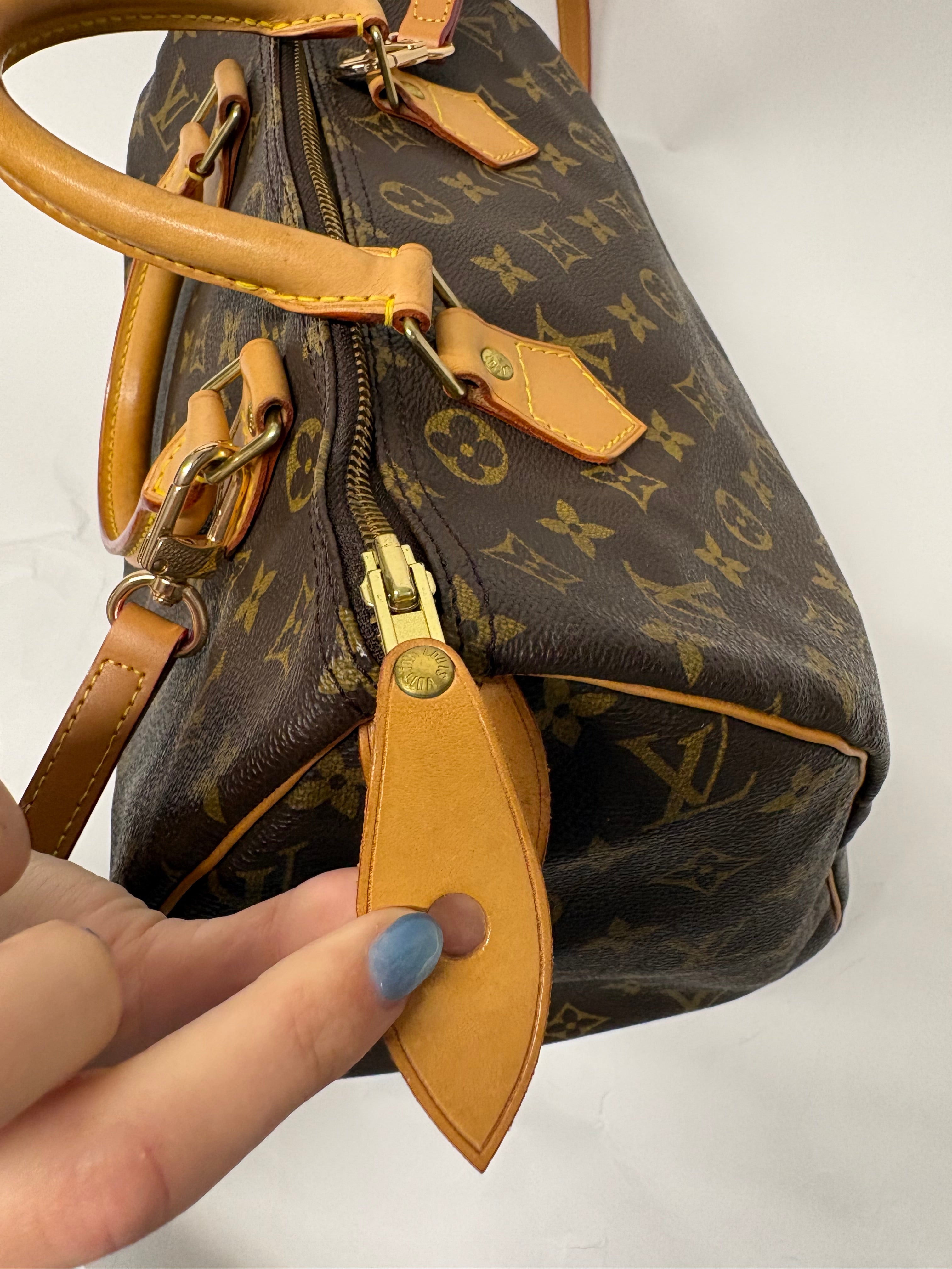 Louis Vuitton Speedy 30 Monogram con bandolera extra SP0938