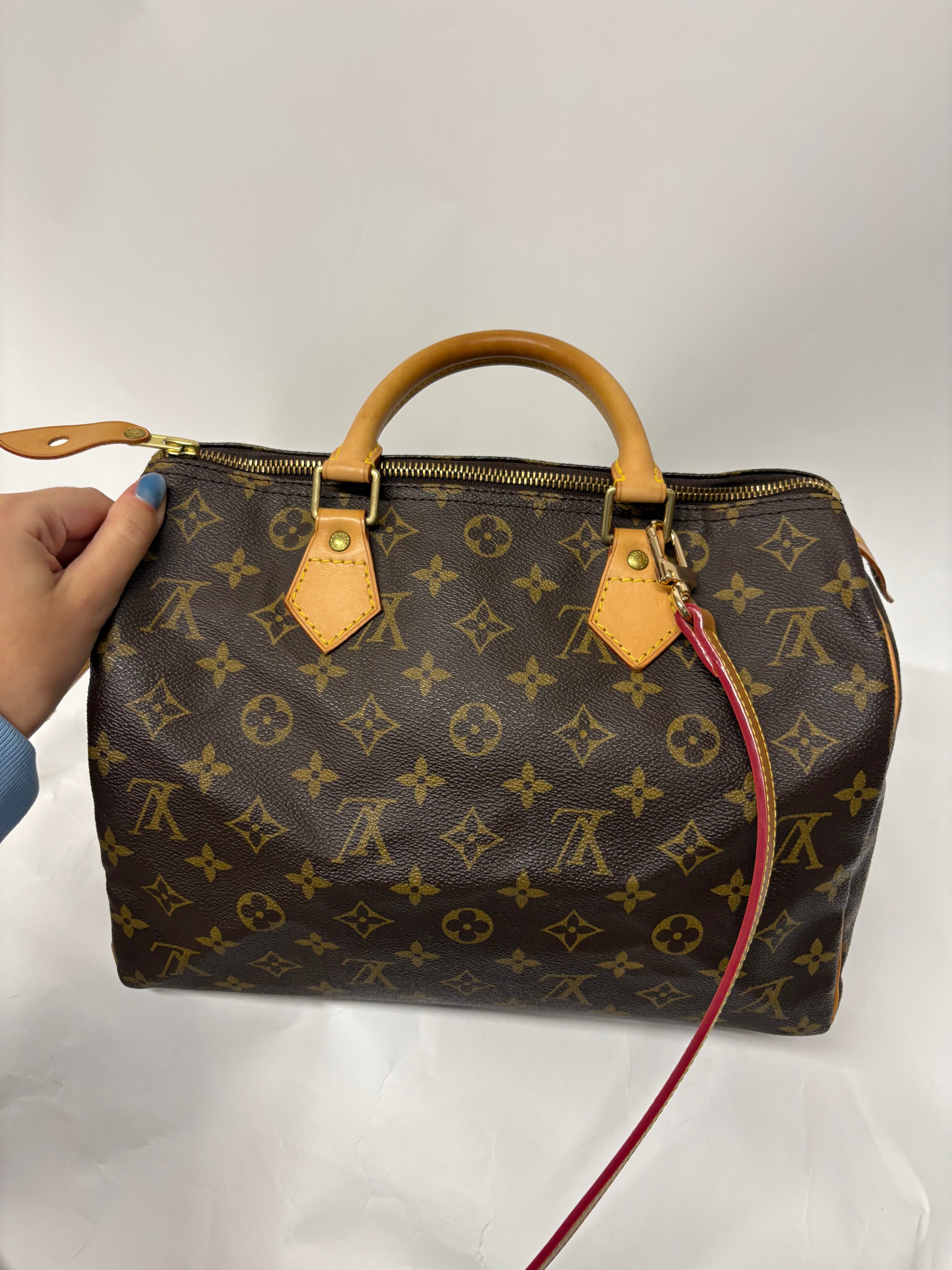 Louis Vuitton Speedy 30 Monogram con bandolera extra SP0938
