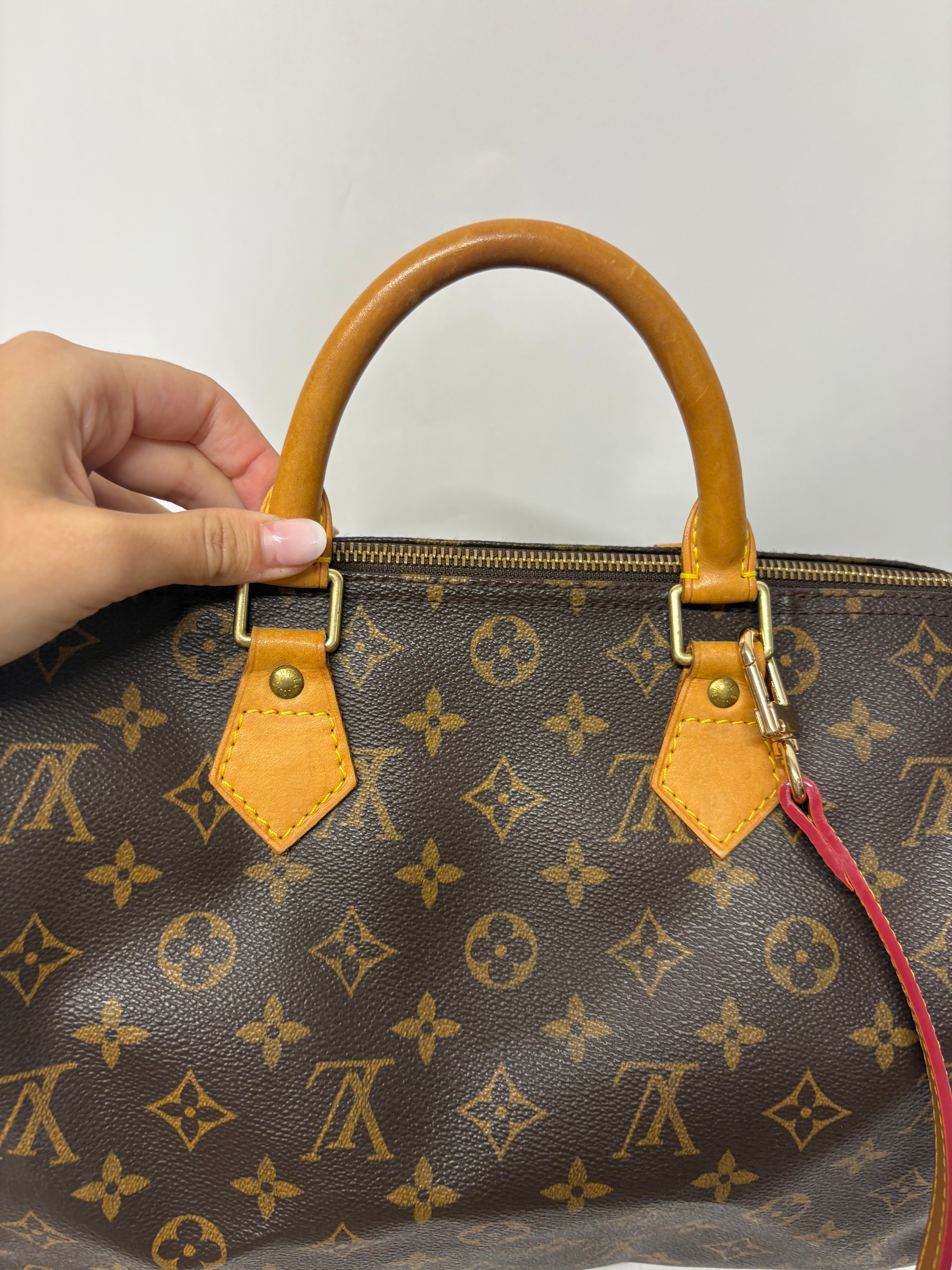 Louis Vuitton Speedy 30 Monogram con bandolera extra TH0033