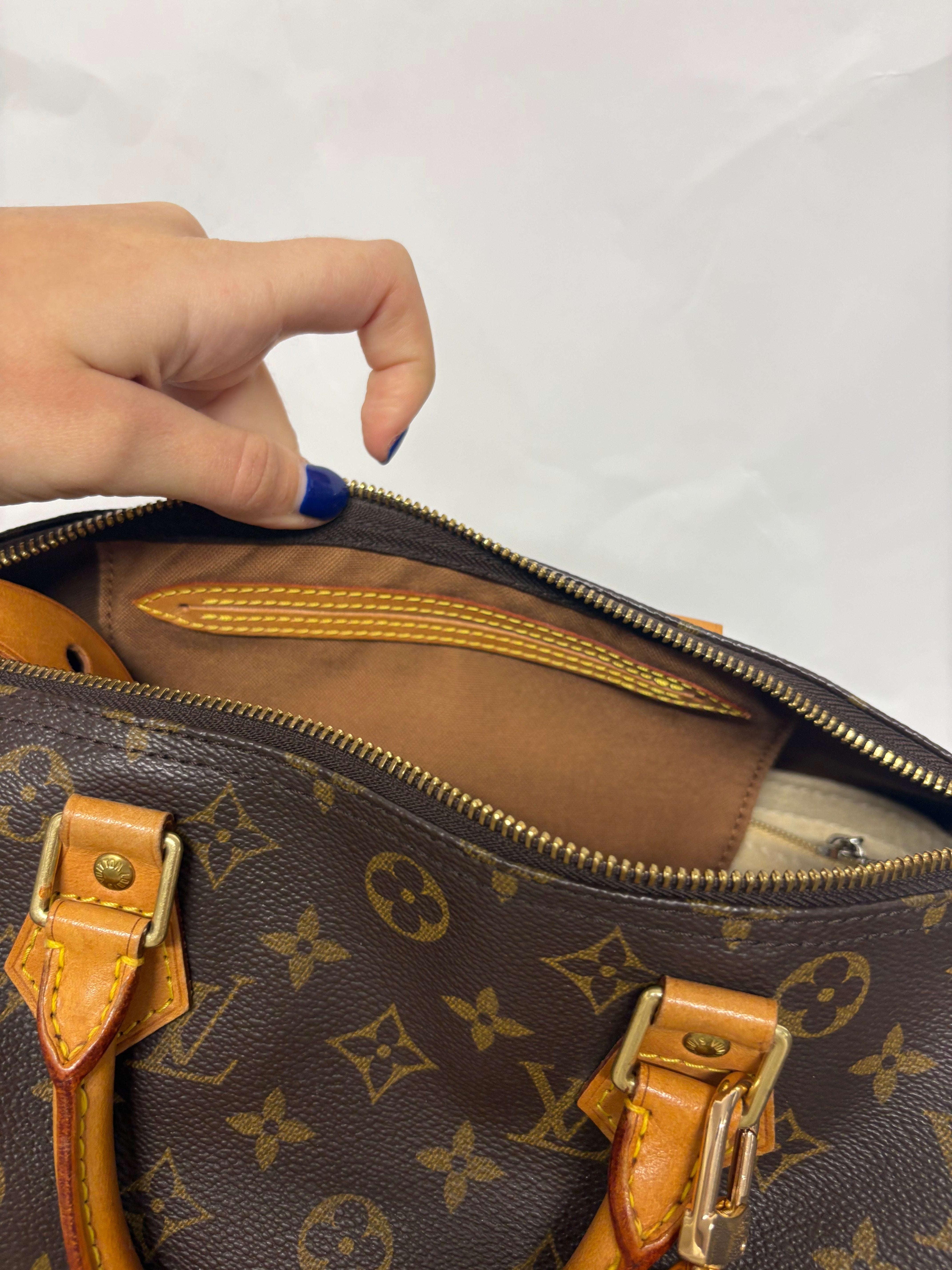 Louis Vuitton speedy 30 con bandolera extra