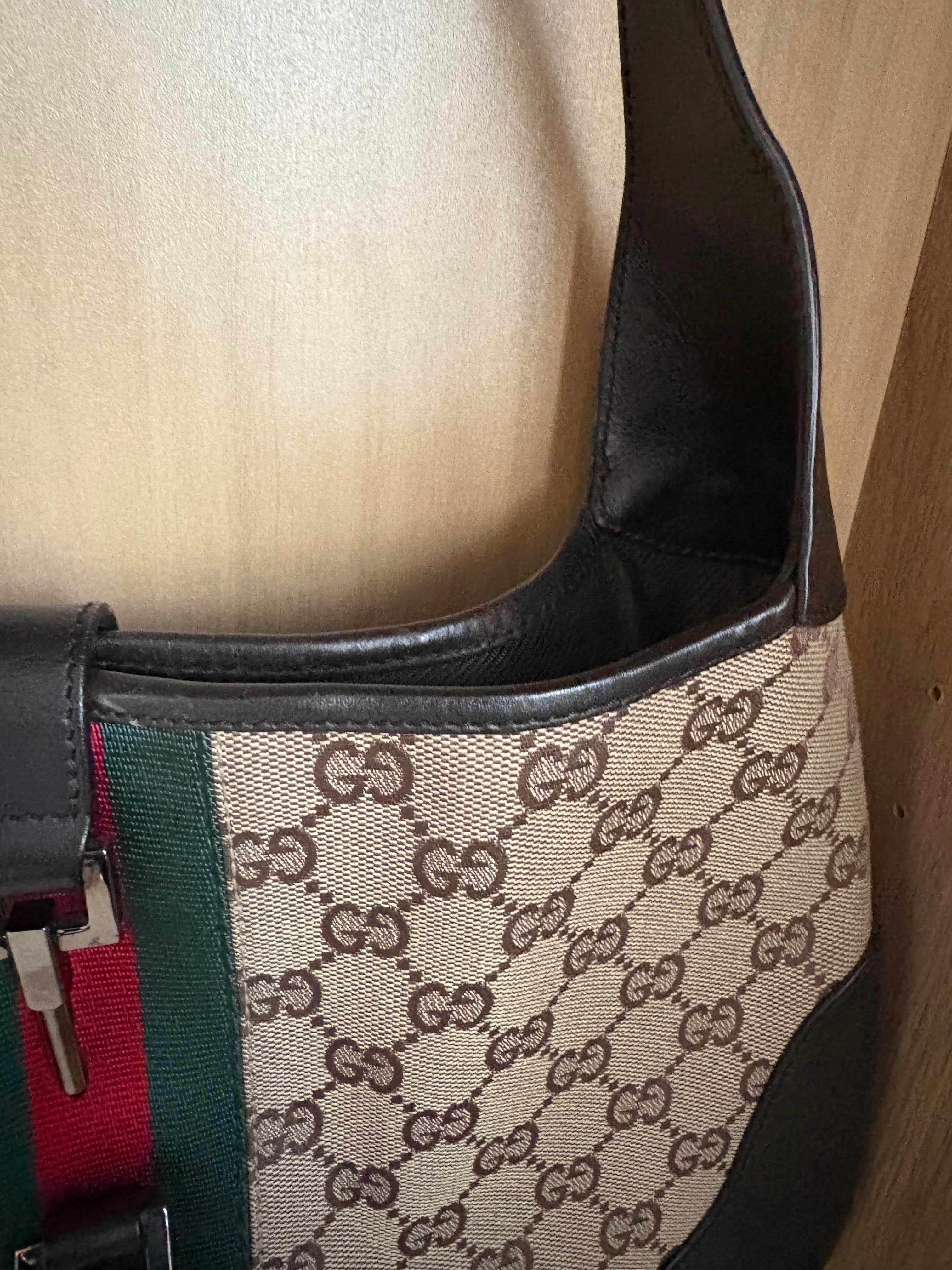 Gucci Jackie GG Canvas Shoulder Bag – Clásico Vintage