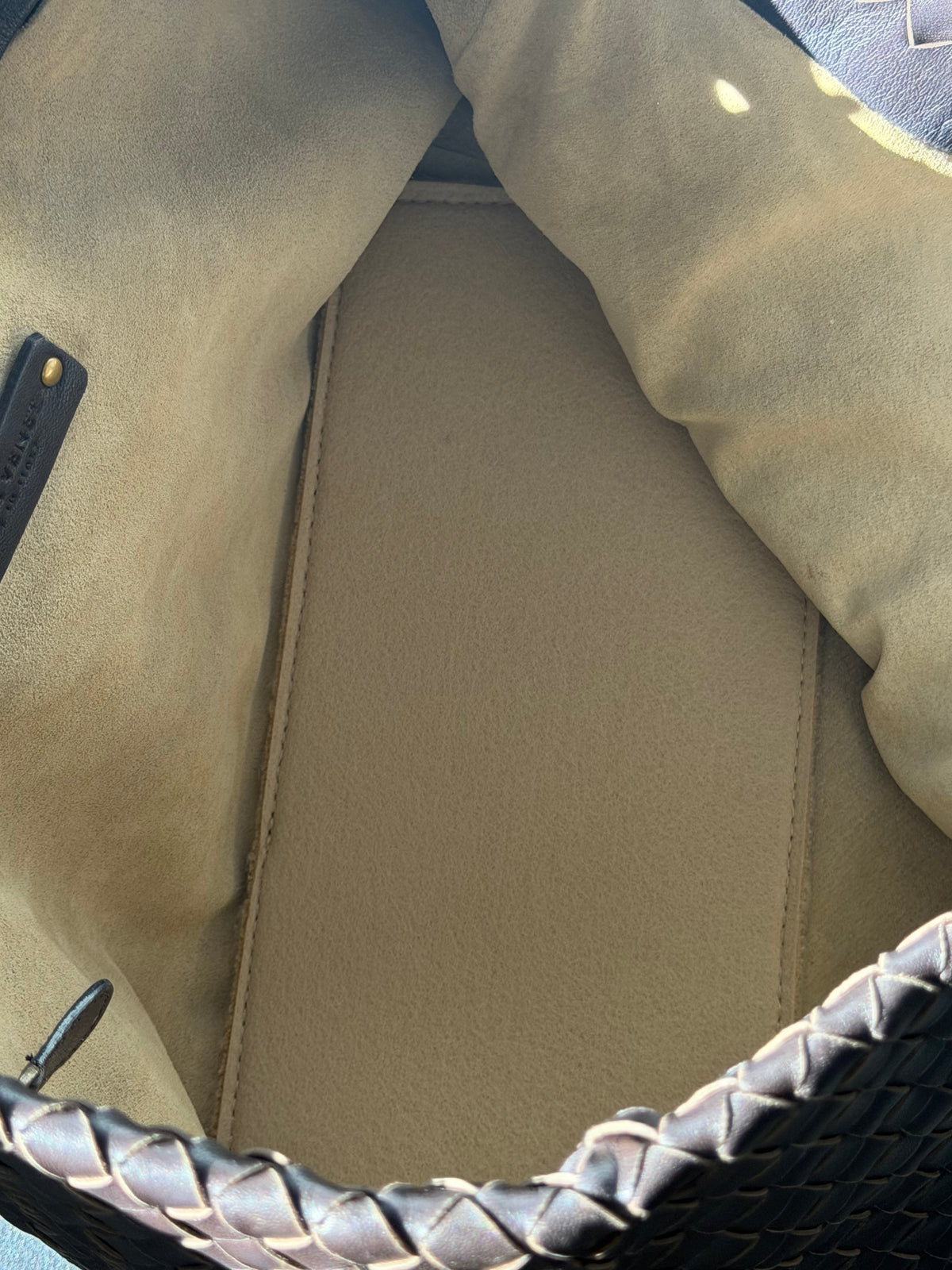 Bottega Veneta Capri Tote Grande Nappa Intrecciato Marrón