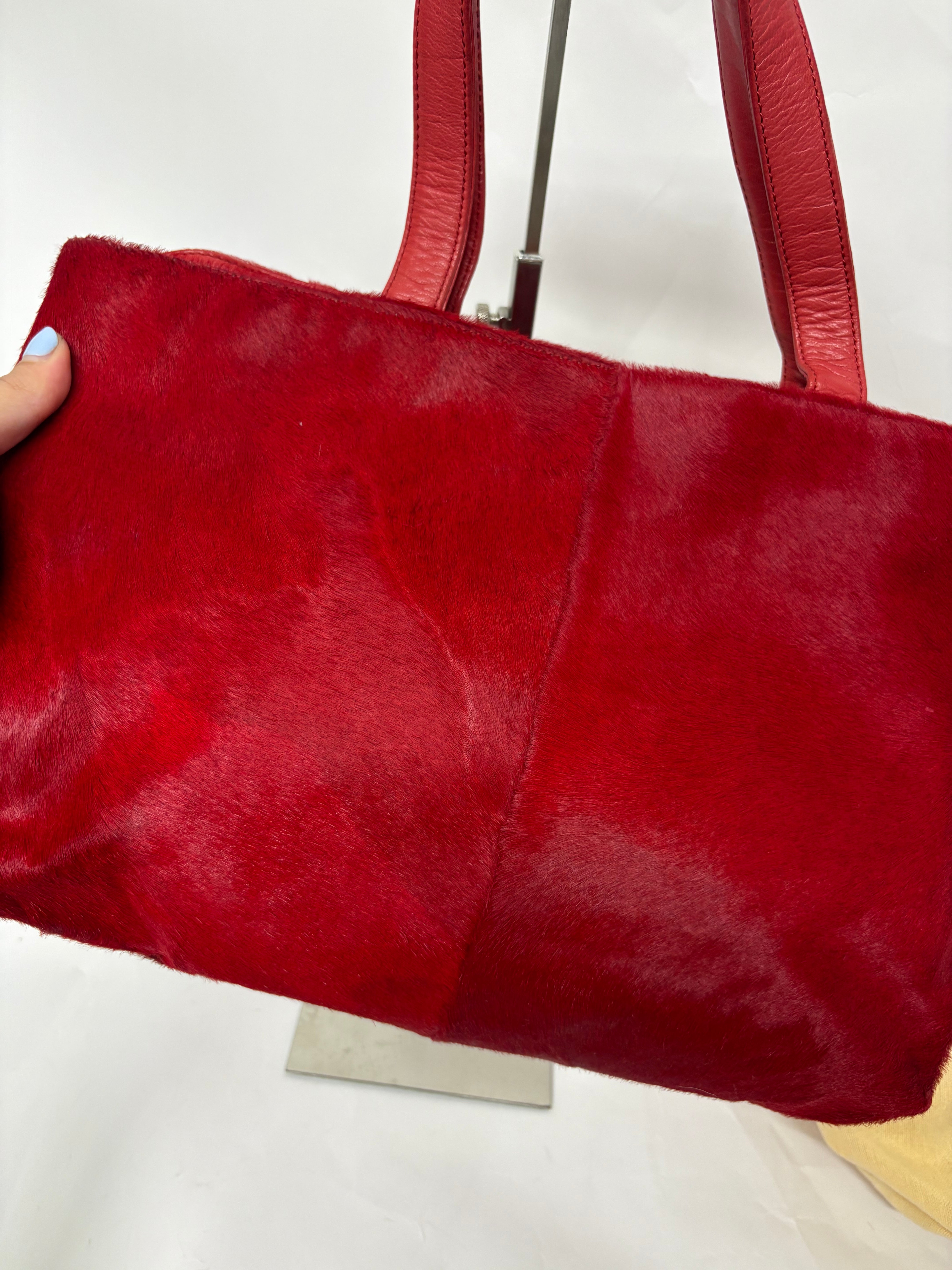 Loewe Vintage Piel de Potro Roja Anagram Original