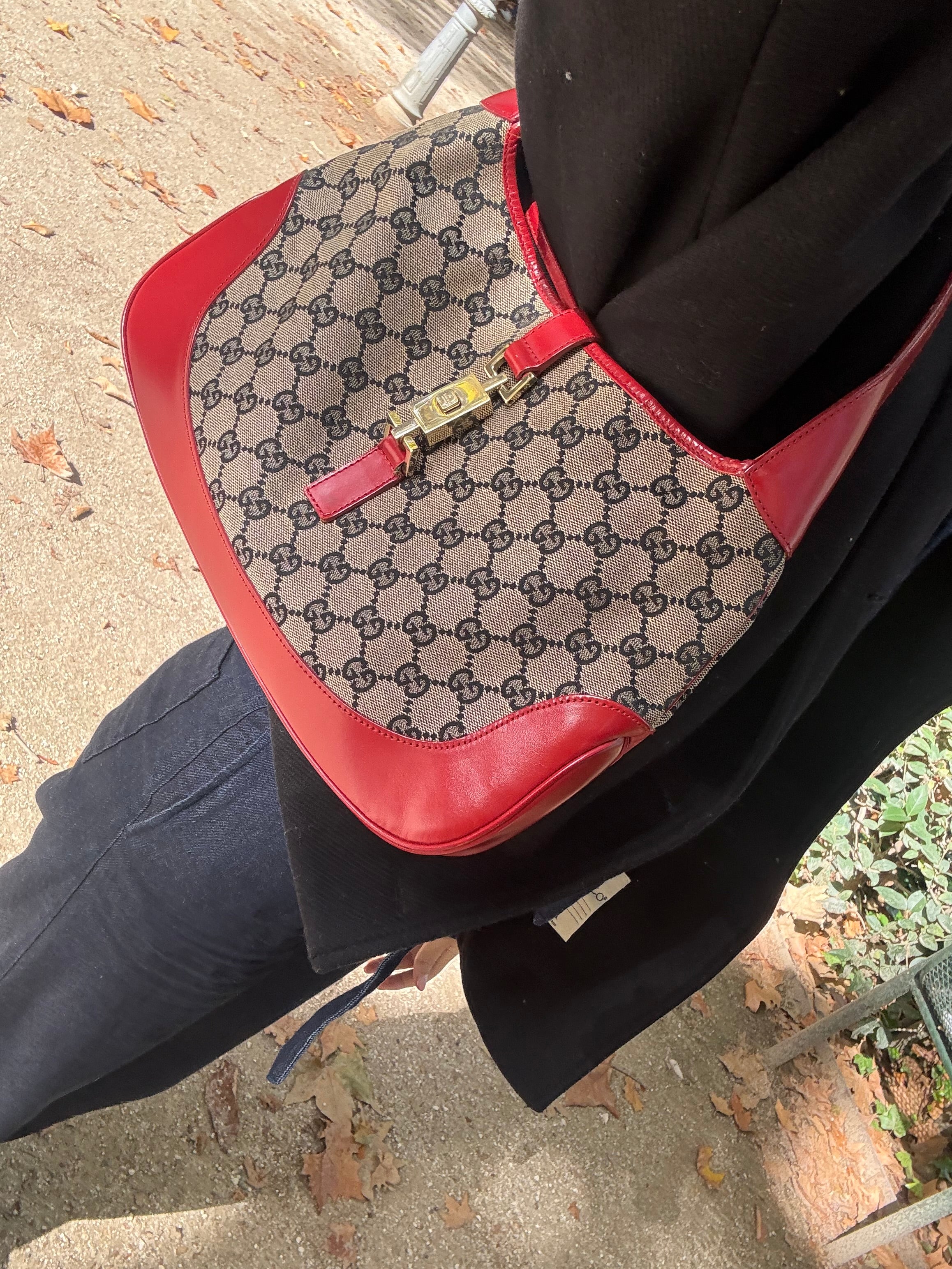 Gucci Jackie Rojo Clasico Vintage