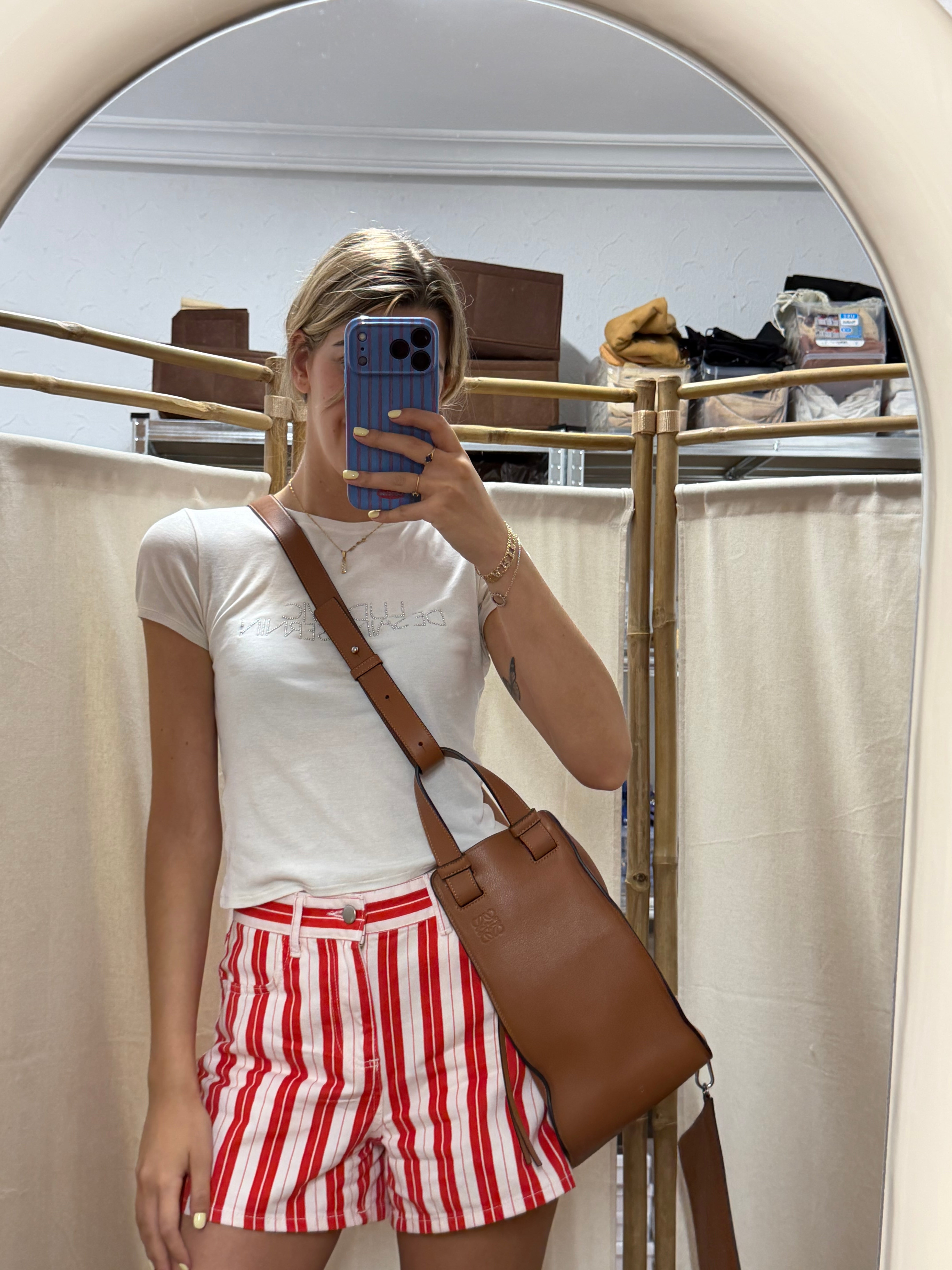 Loewe Hammock Bag Grande Camel con Pouch
