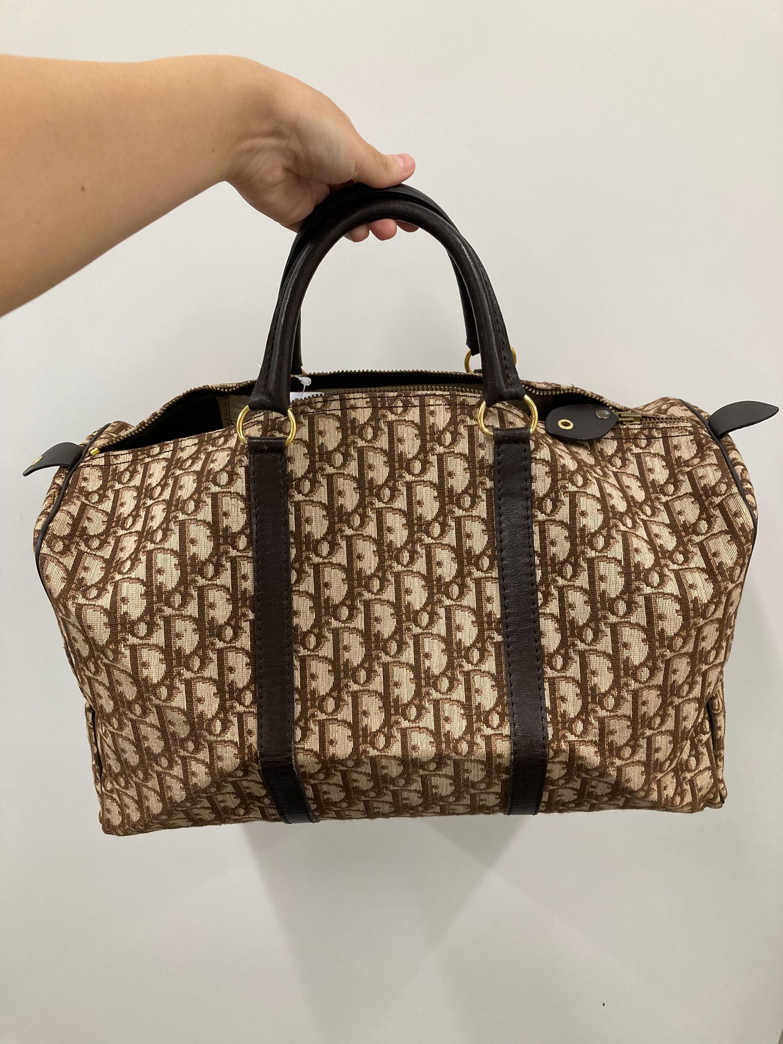 Dior trotter 40 vintage marrón