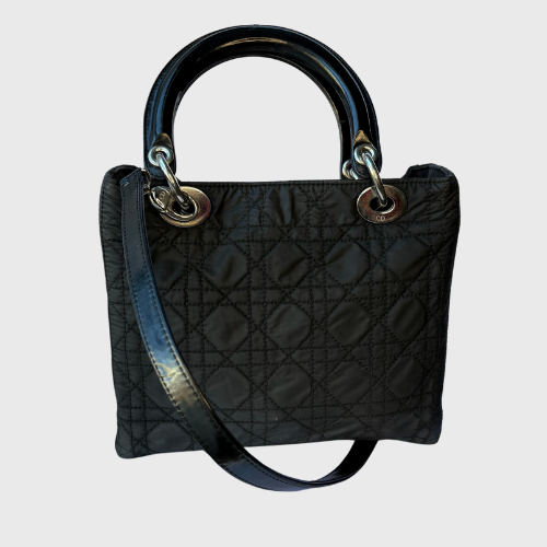 Lady Dior Negro Plata y Rojo