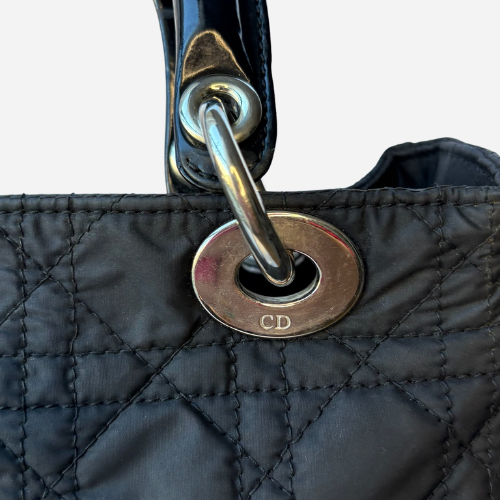 Lady Dior Negro Plata y Rojo