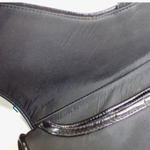 Bolso Dior Double Saddle Bag en Nylon Negro – Edición Vintage Galliano