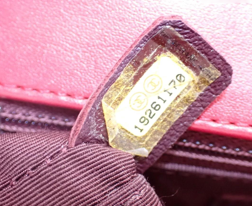 Chanel Mini Flap Medallion Charm rojo -  Métiers d’Art Paris–Rome 2015