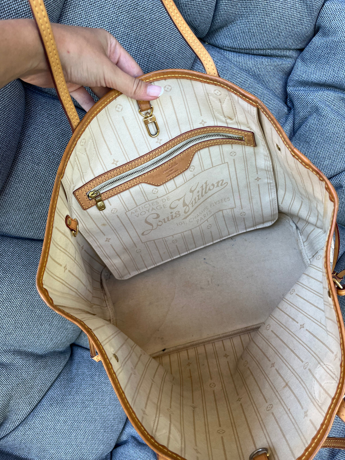Louis Vuitton Neverfull MM Damier Azur