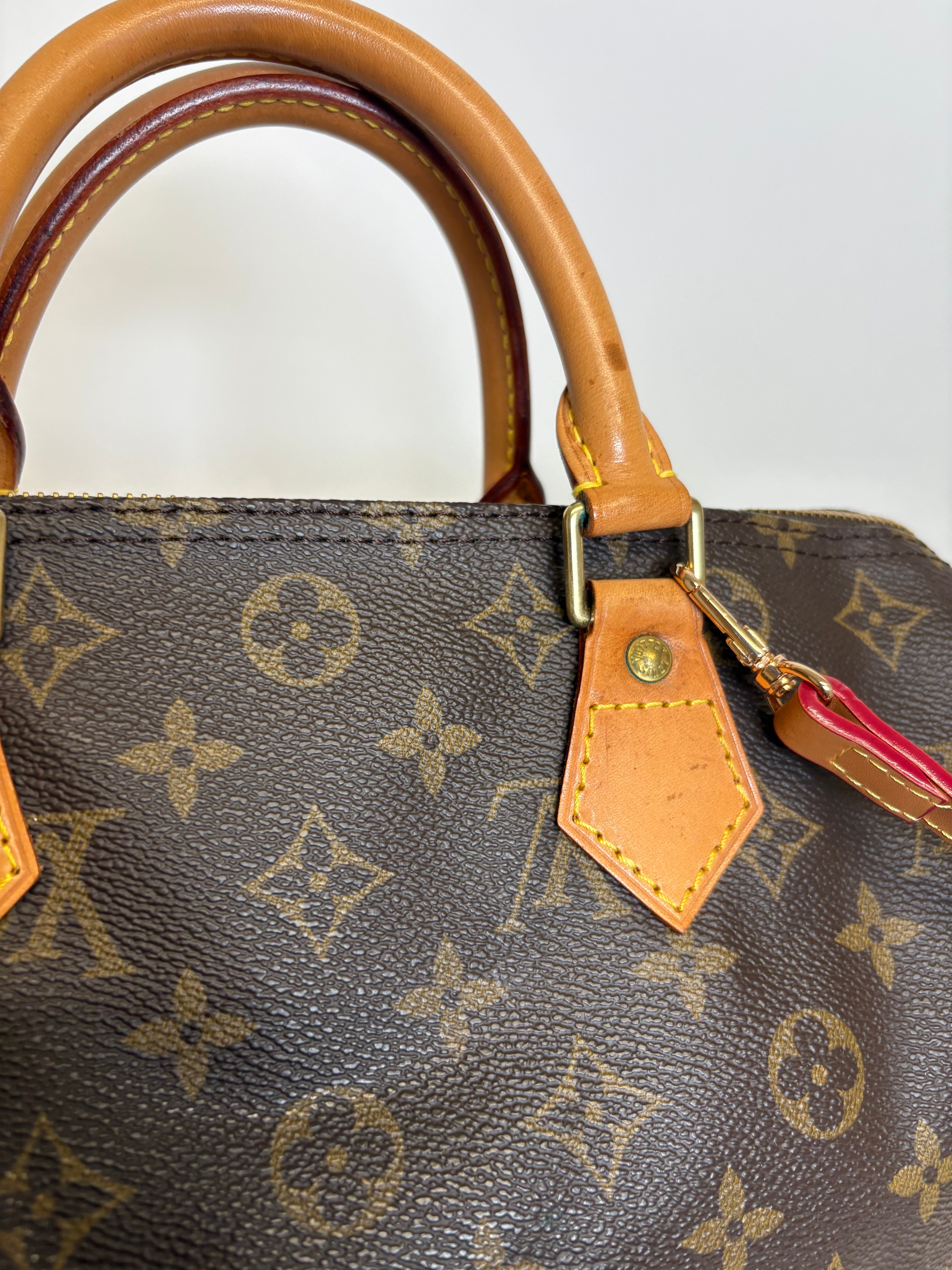 Speedy 30 canvas monogram con bandolera extra