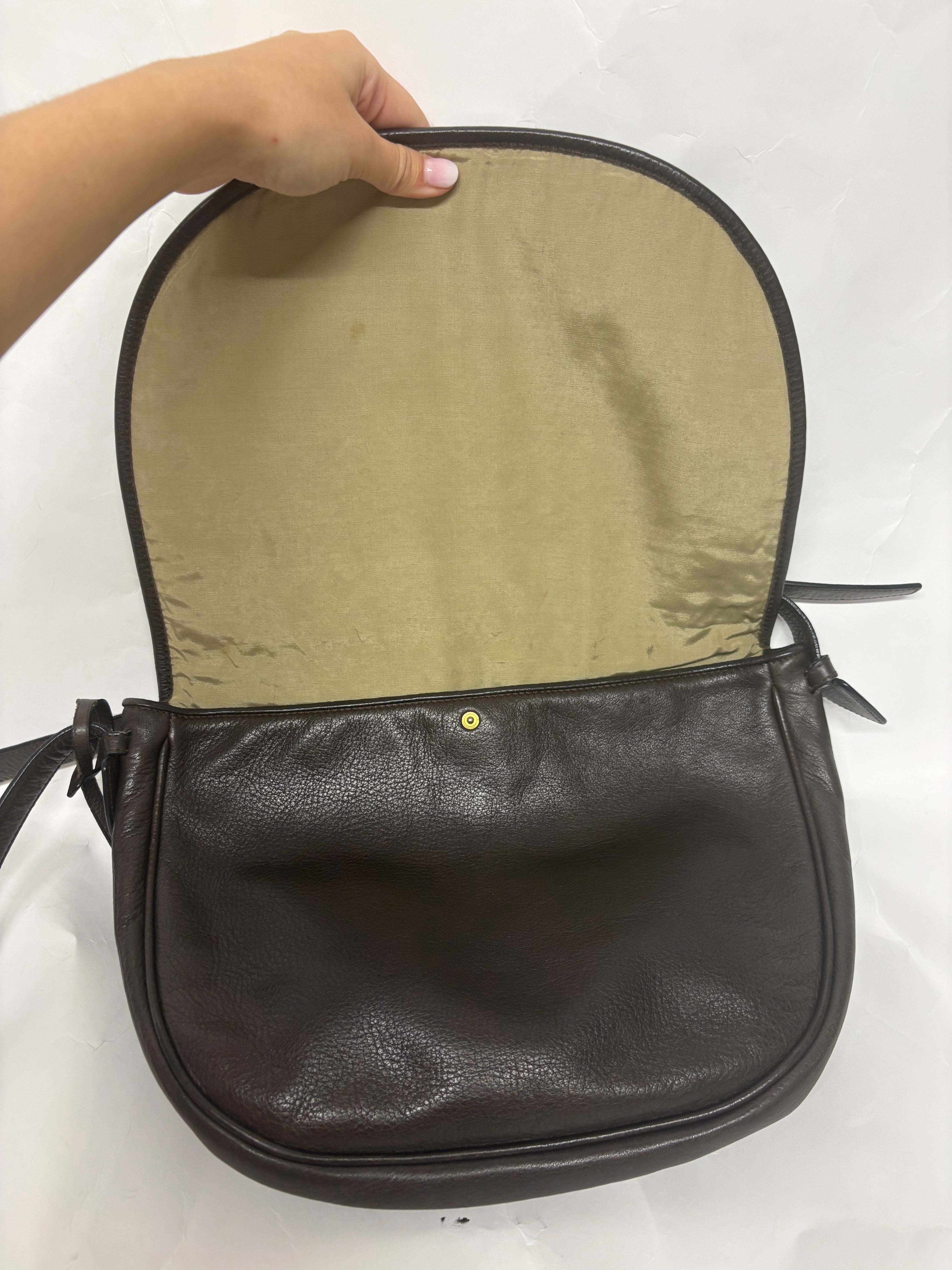 Loewe heritage bandolera marrón chocolate