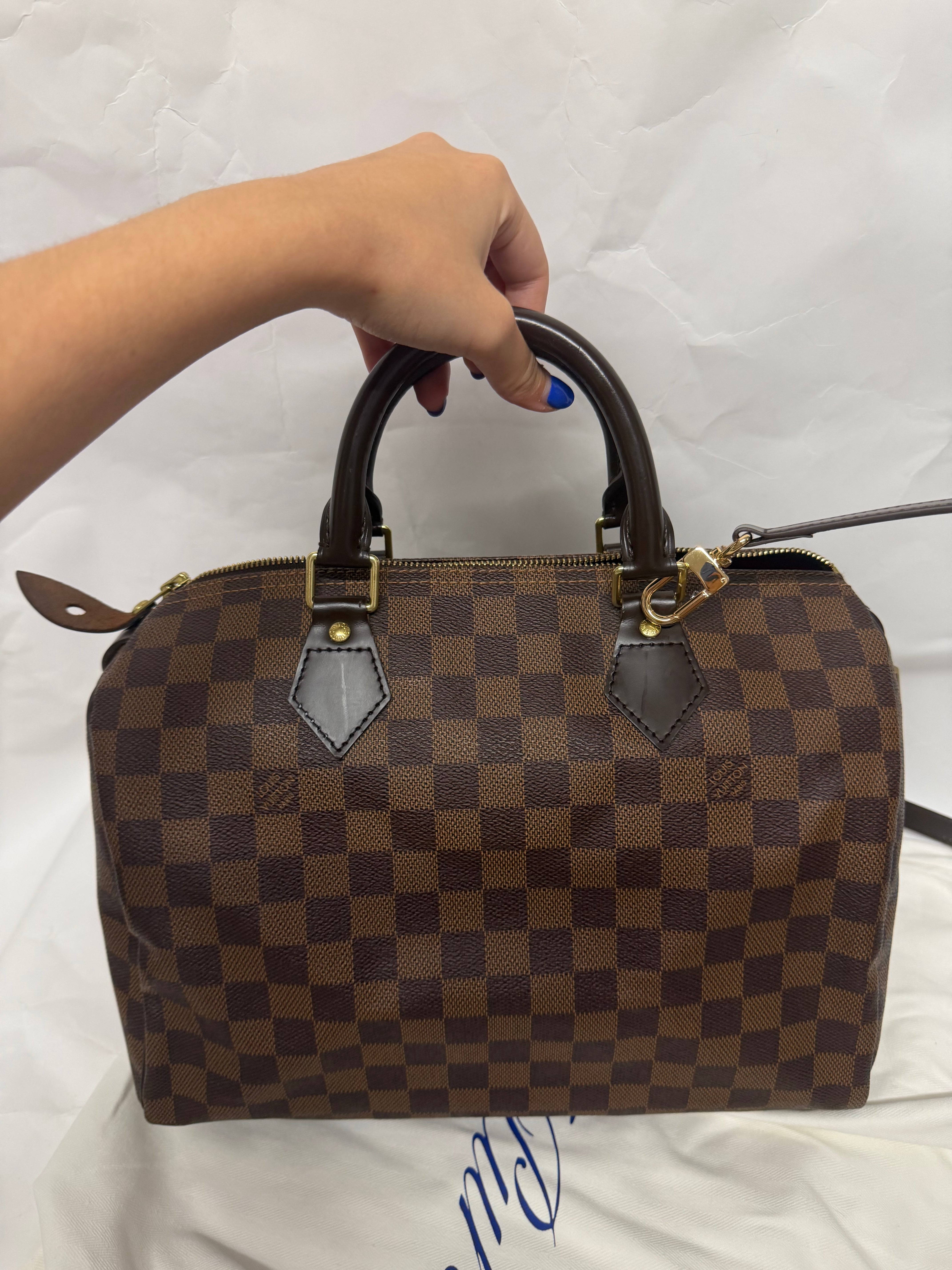 Louis Vuitton Speedy 30 Damier Ebene