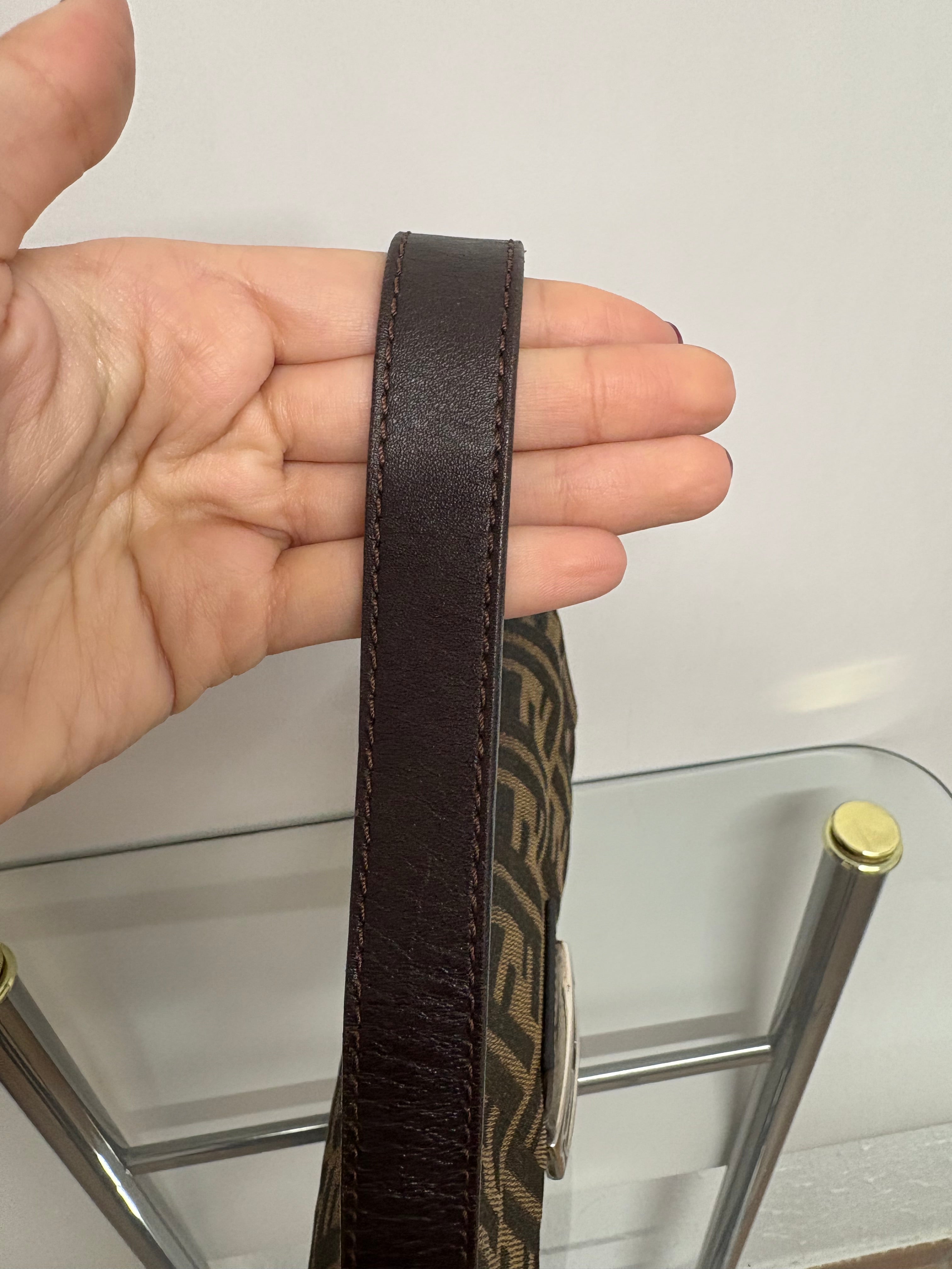 Fendi Baguette Zucca Marrón Vintage