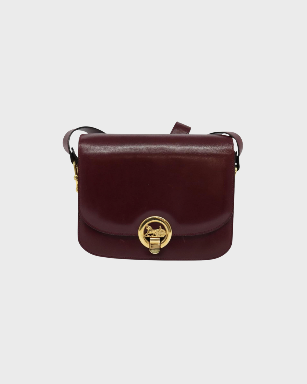 Céline Shoulder Bag en piel roja