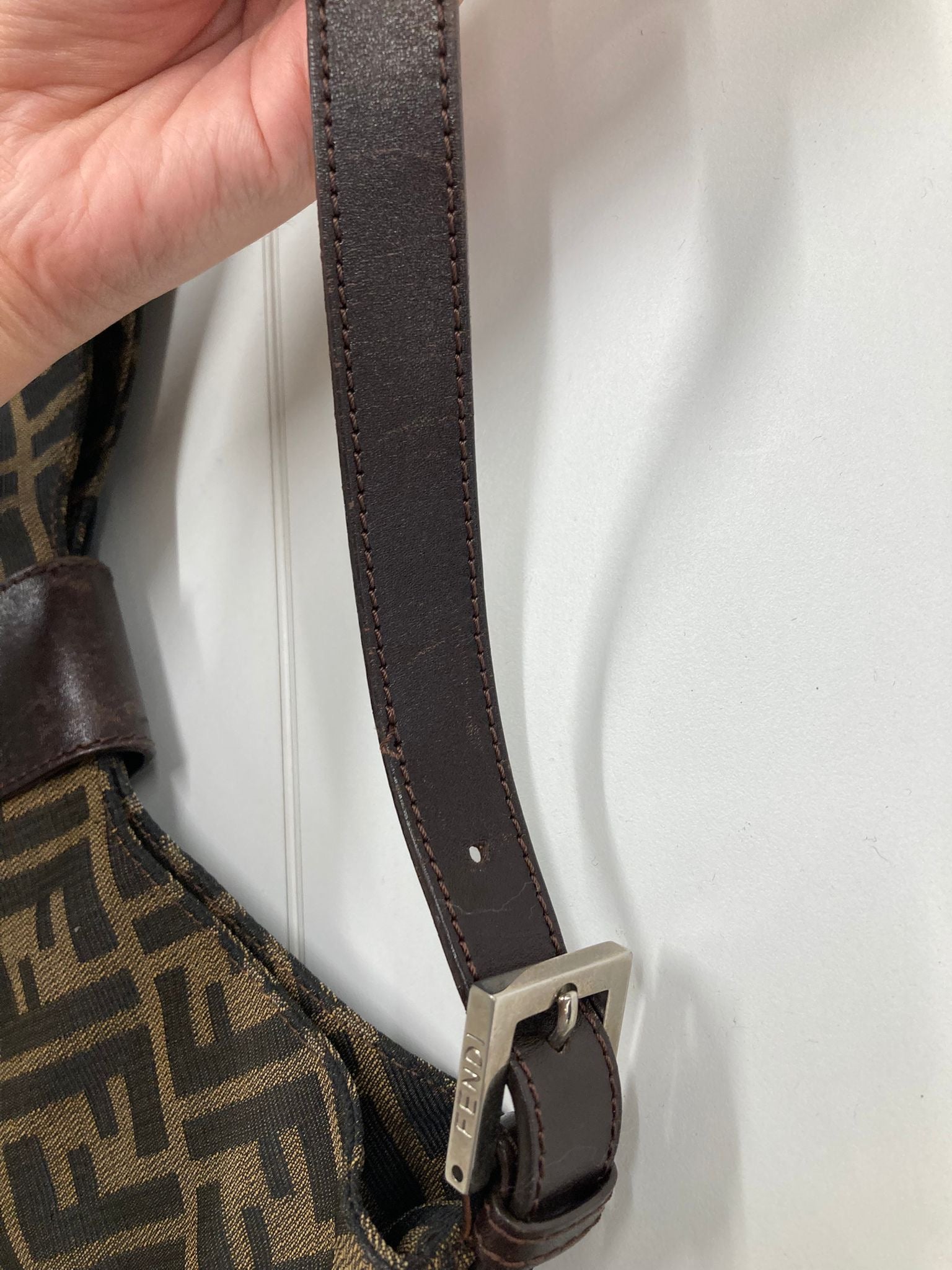 Fendi zucca baguette clásica