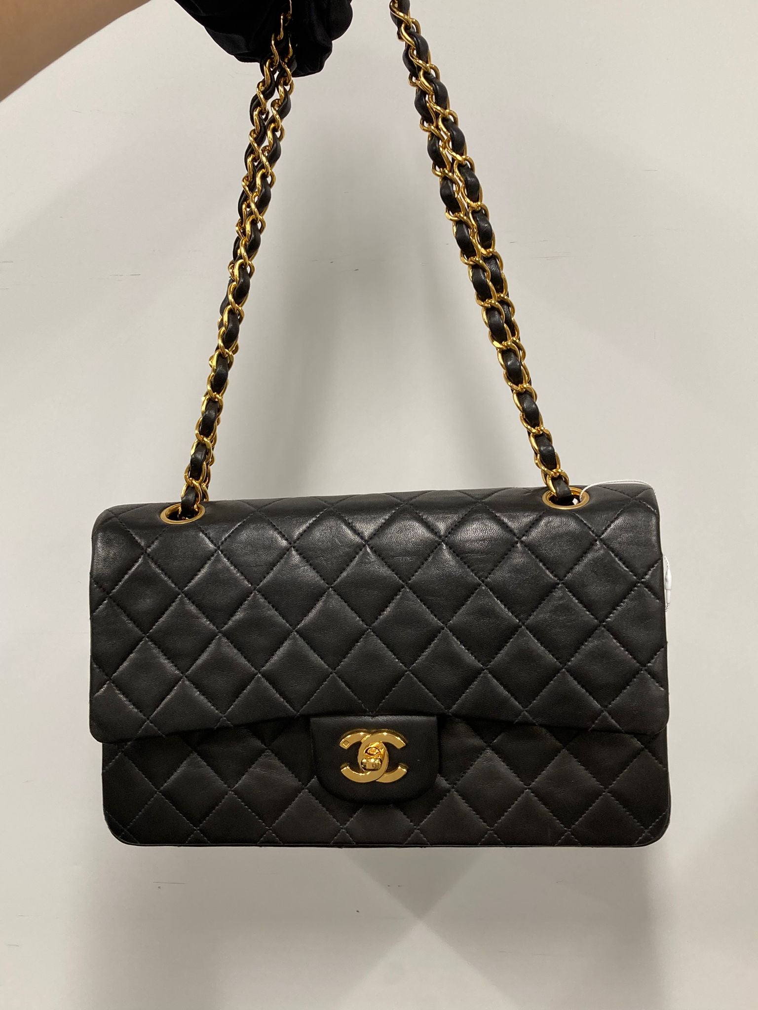 Chanel timeless doble flap 25 negro