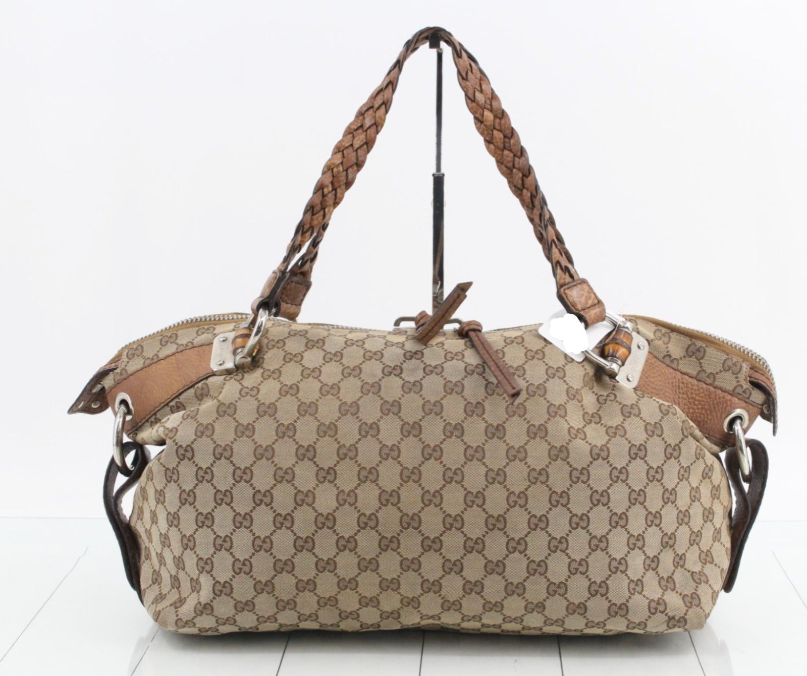 Gucci Pelham trenzado XL GG canvas Marrón