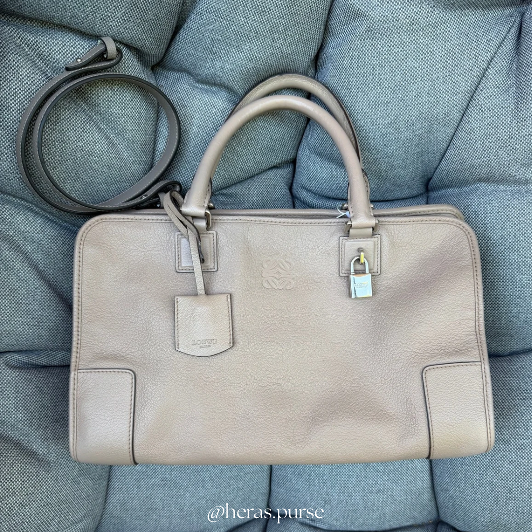 Loewe Amazona 36 | Piel Granulada Greige