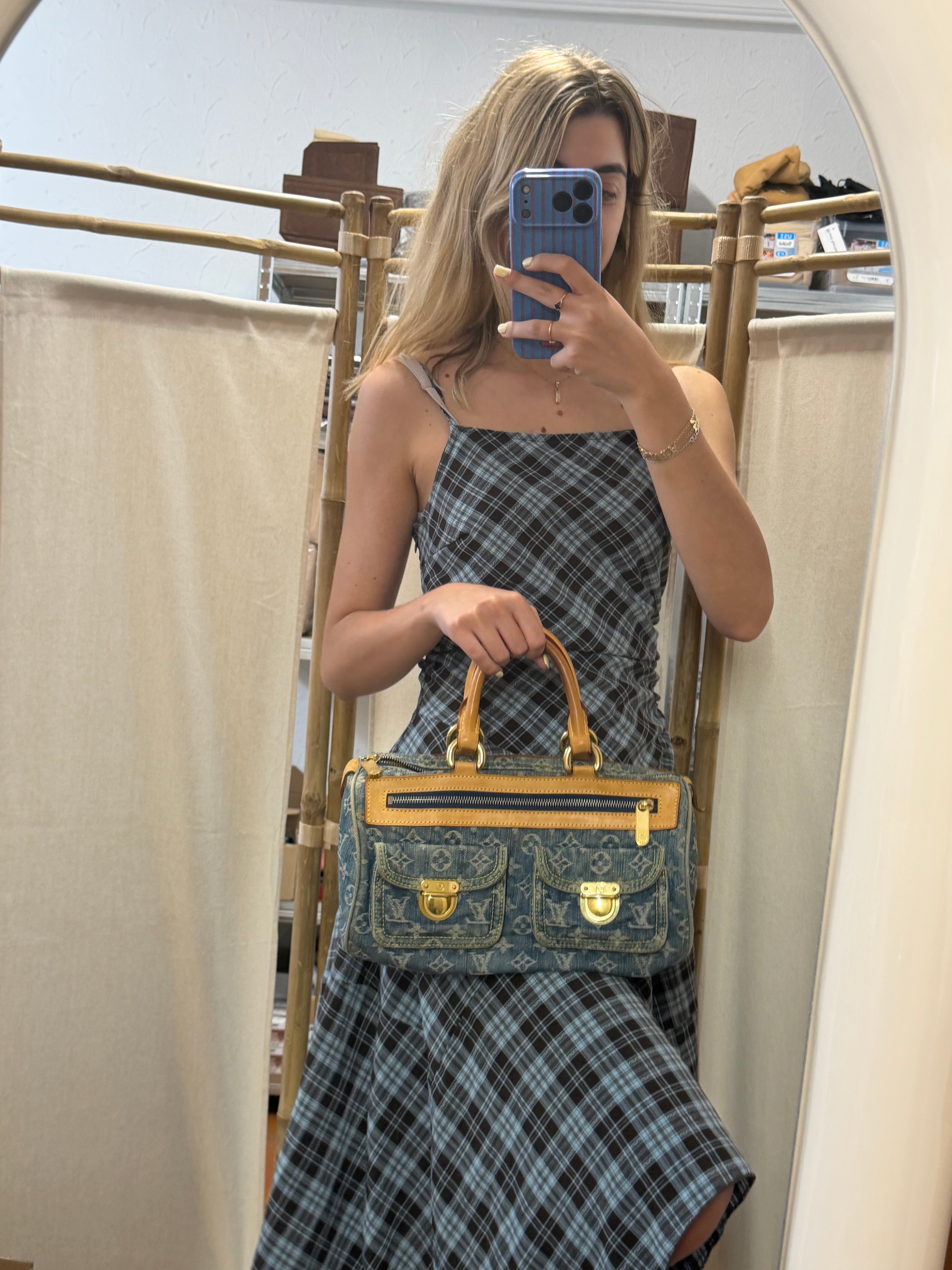 Louis Vuitton Neo Speedy Denim Monogram Azul