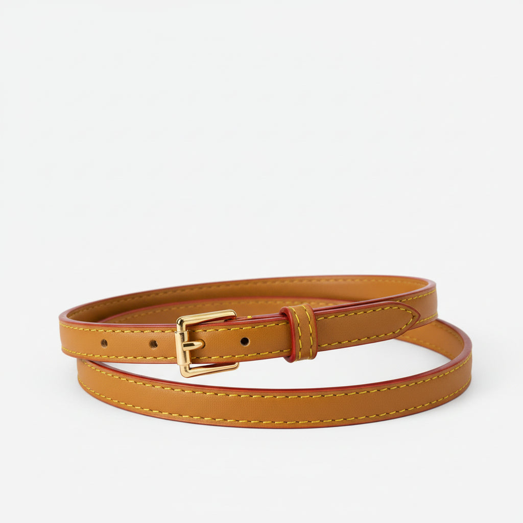 Correa Crossbody Ajustable en Piel Vachetta