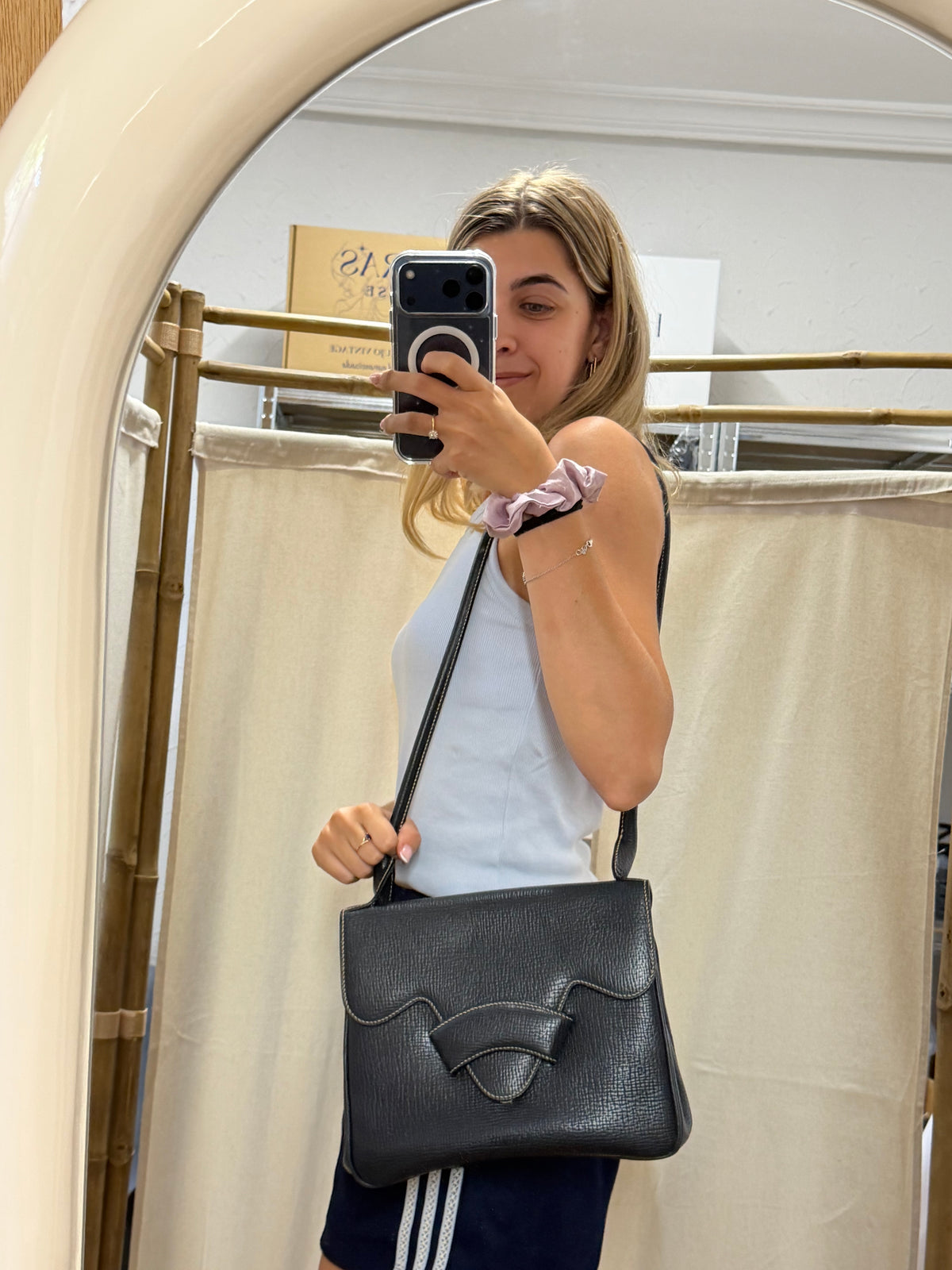Loewe Barcelona Bandolera Vintage Azul Marino