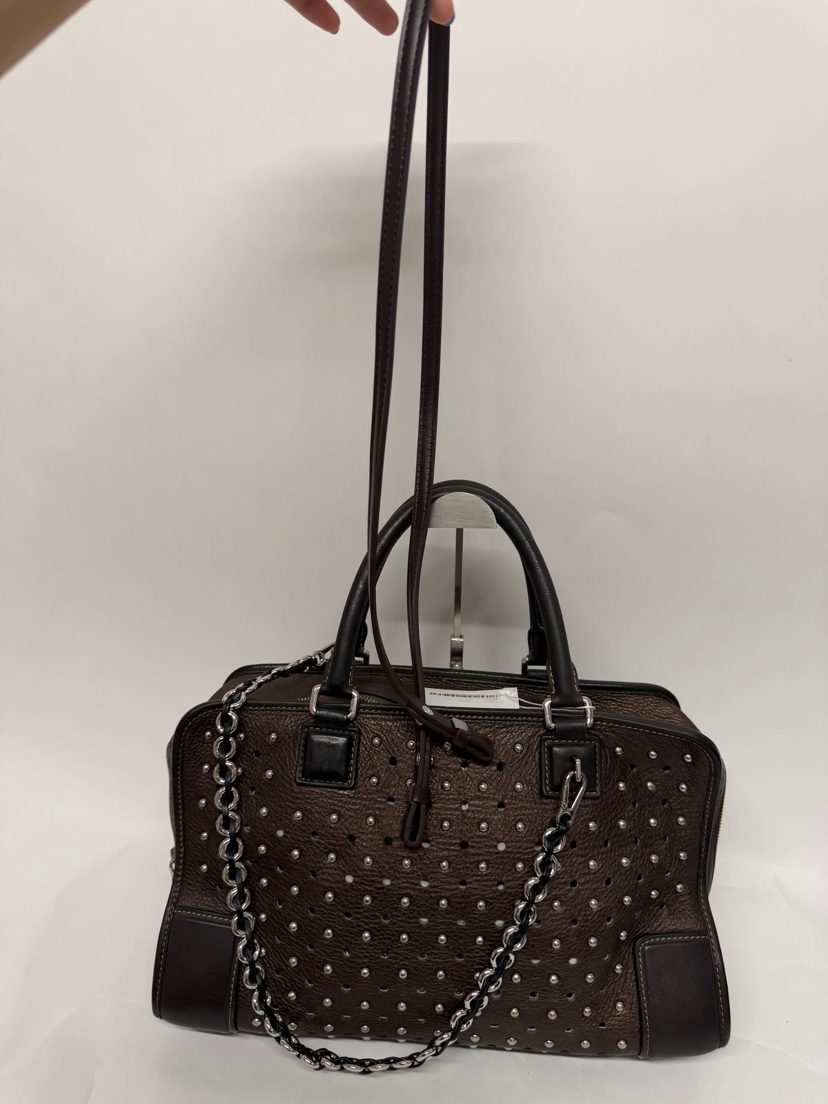 Loewe Amazona 36 Bicolor Tachuelas Perforada